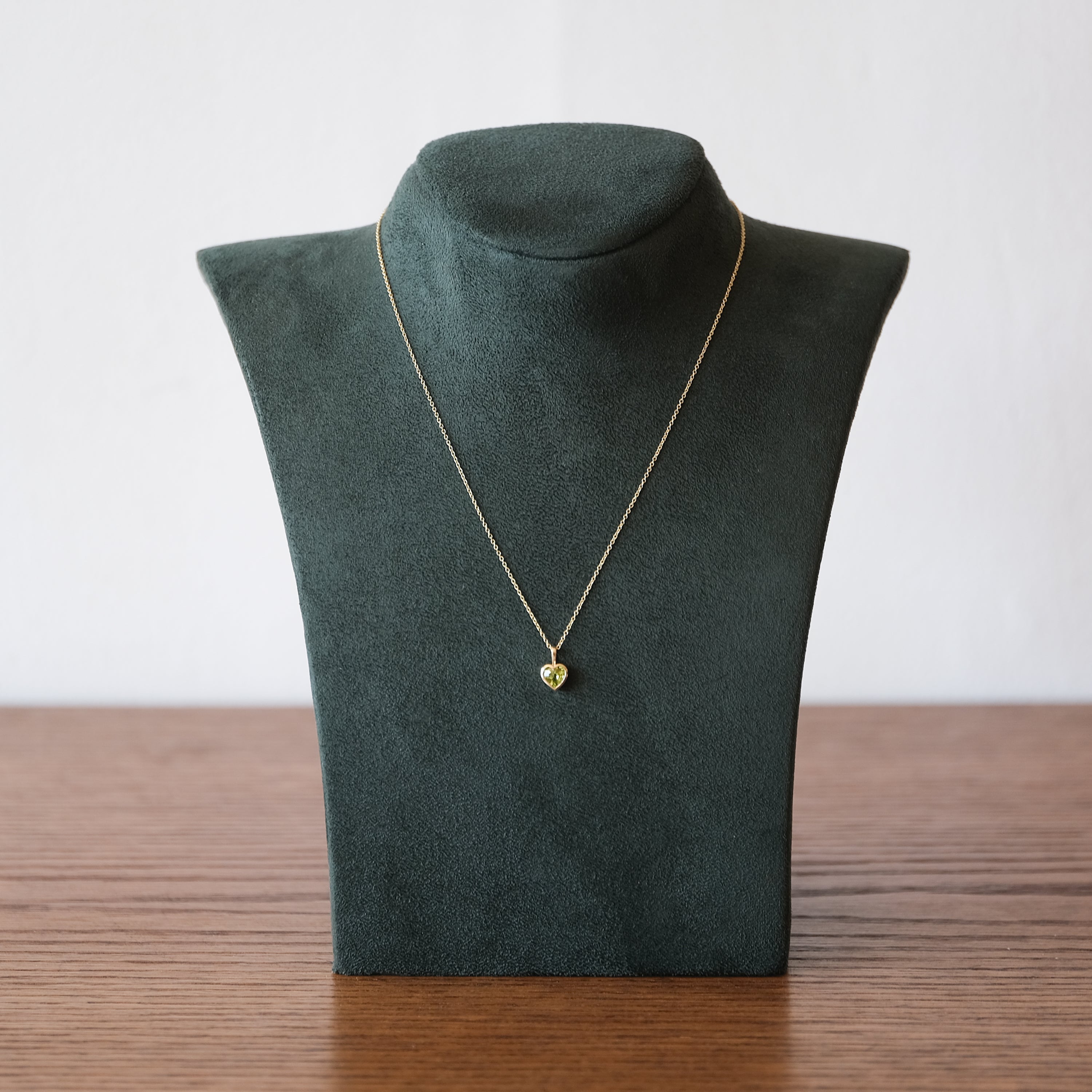 Large Bezel Heart Pendant | OOAK