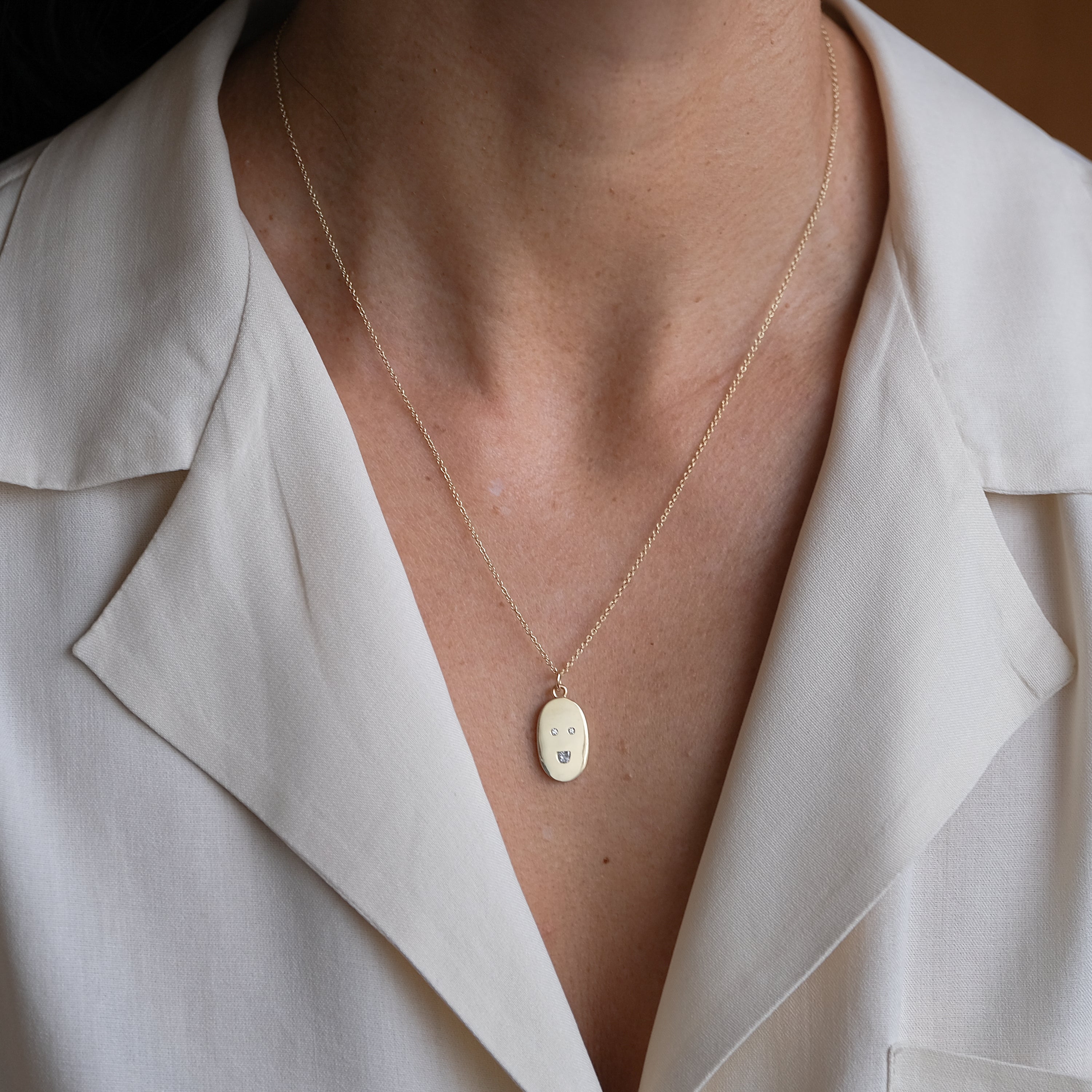 Diamond Smile Charm | OOAK