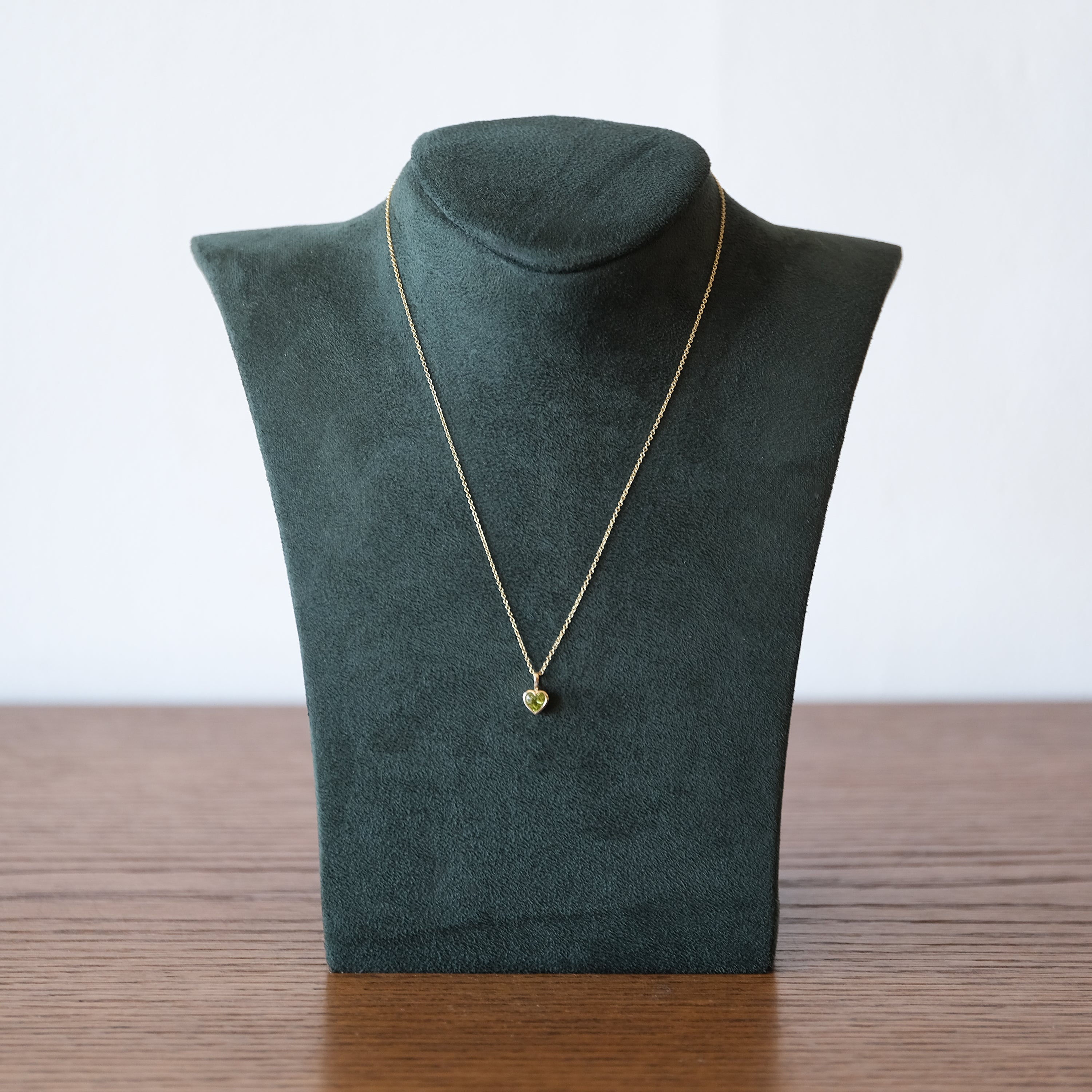 Bezel Heart Charm | OOAK