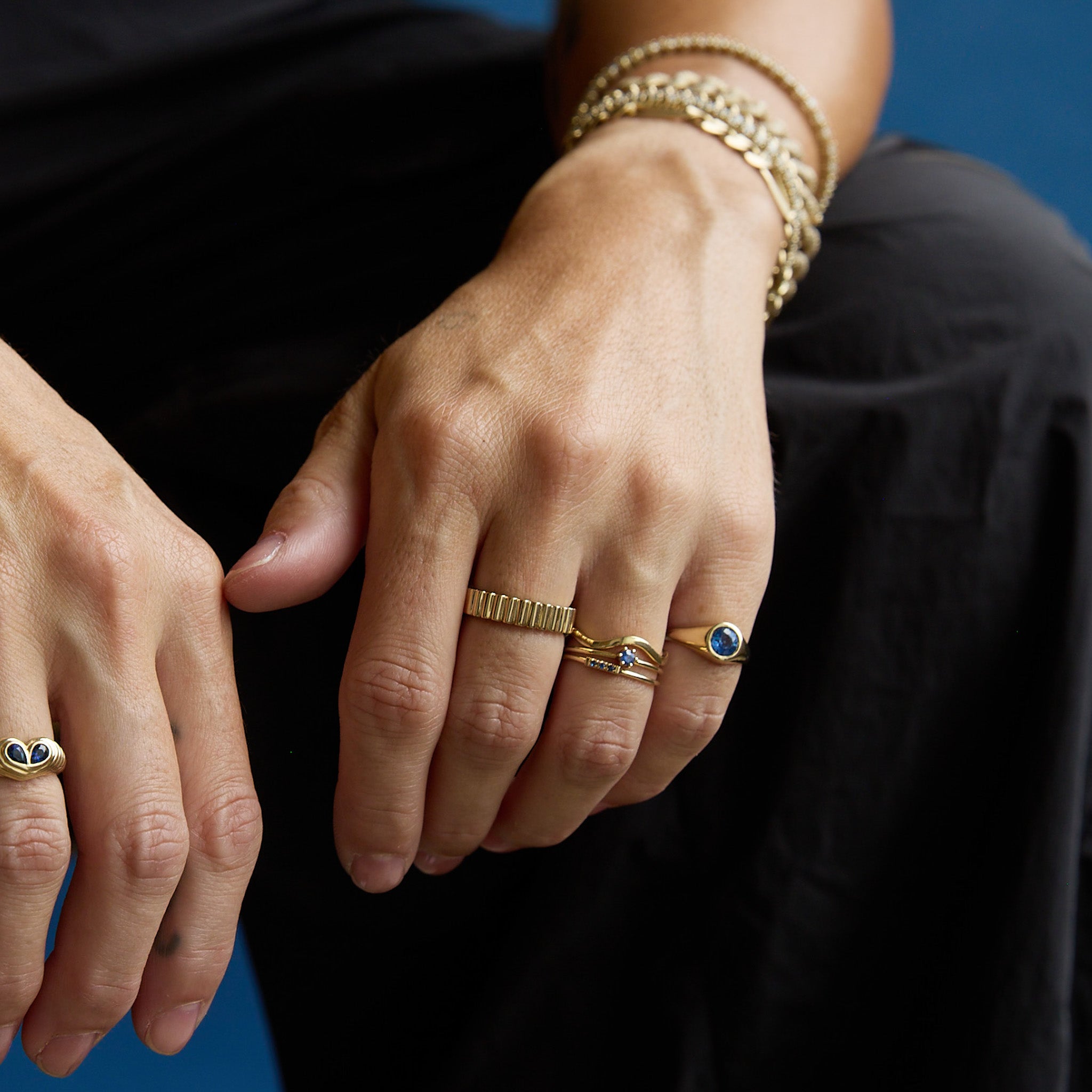 Round Bezel Signet Ring | OOAK