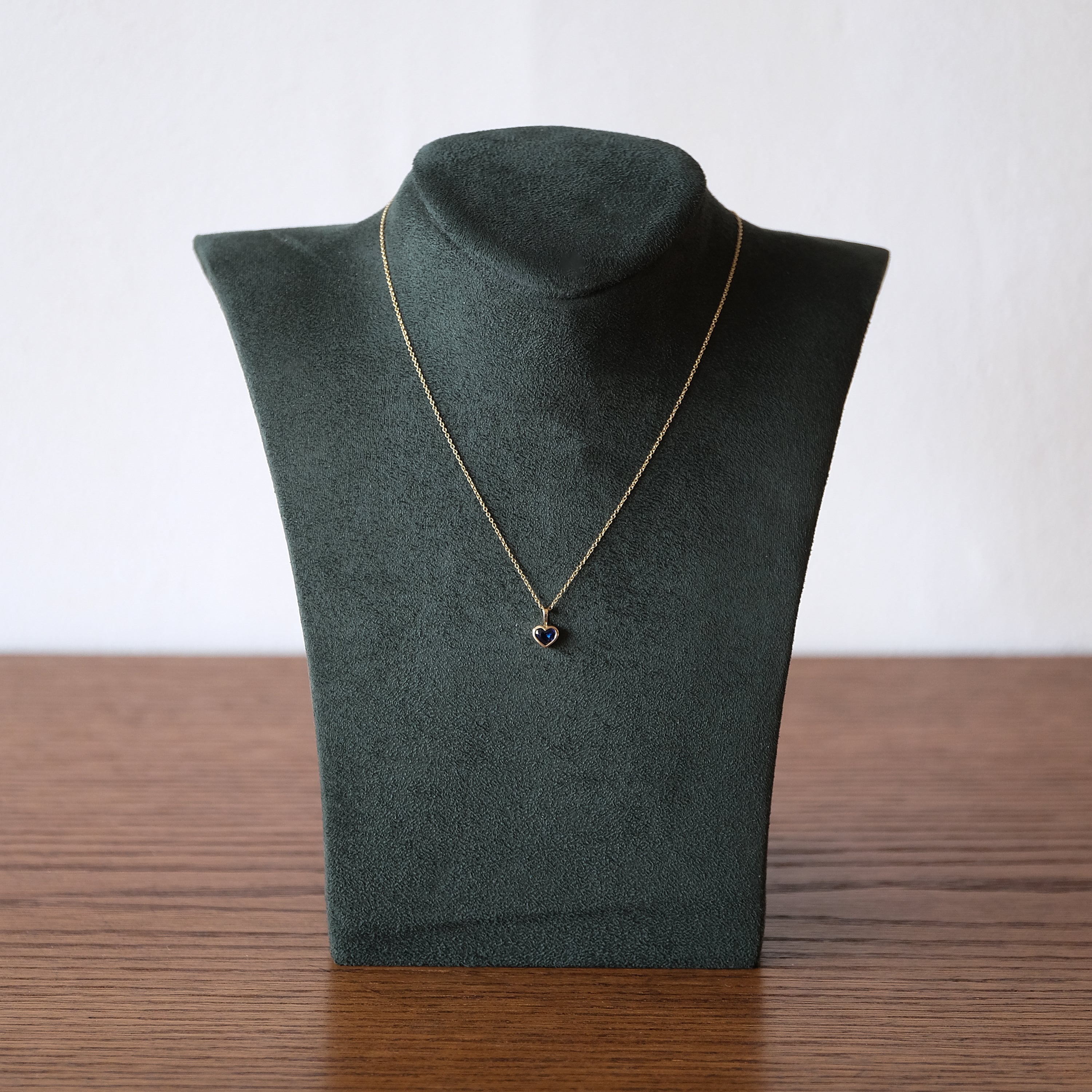 Wide Bezel Heart Charm | OOAK