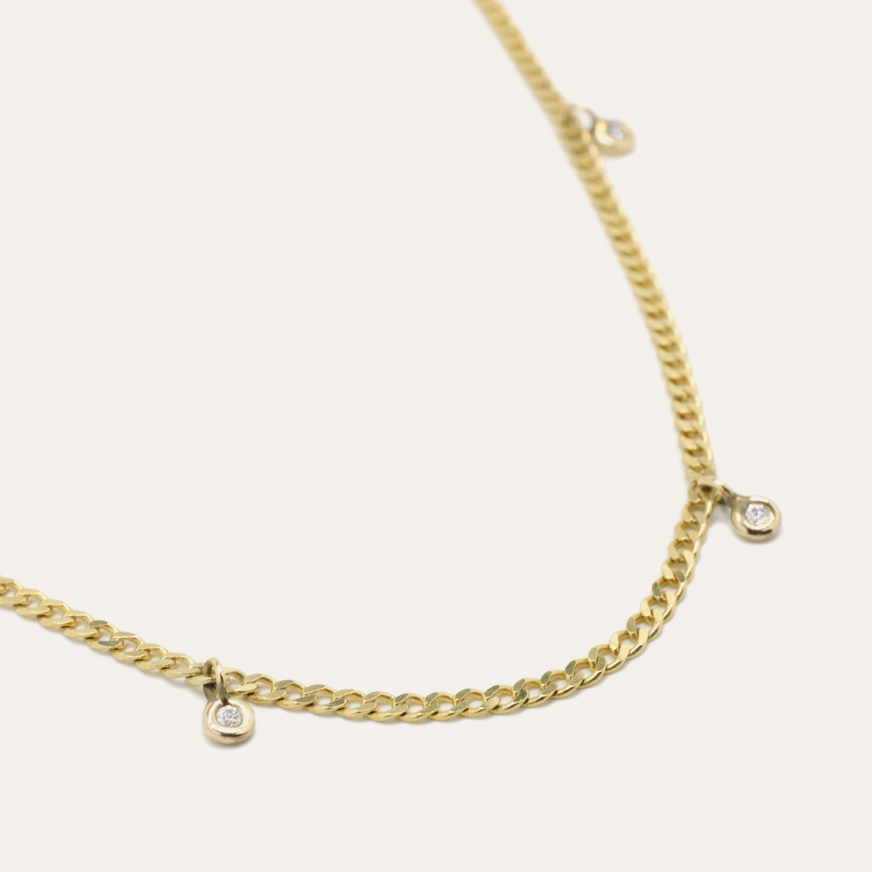 Greggie Diamond Shaker Necklace | OOAK