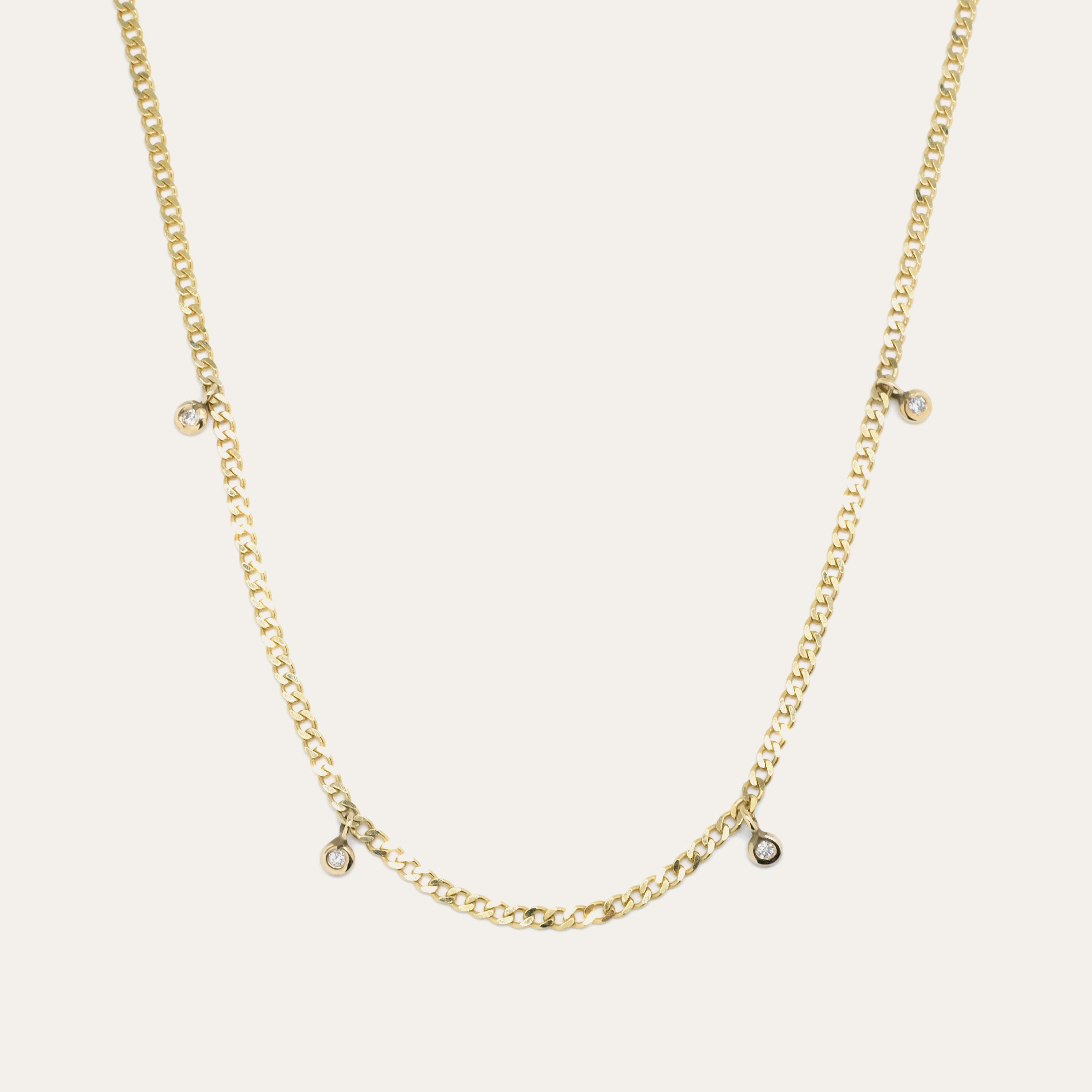 Greggie Diamond Shaker Necklace