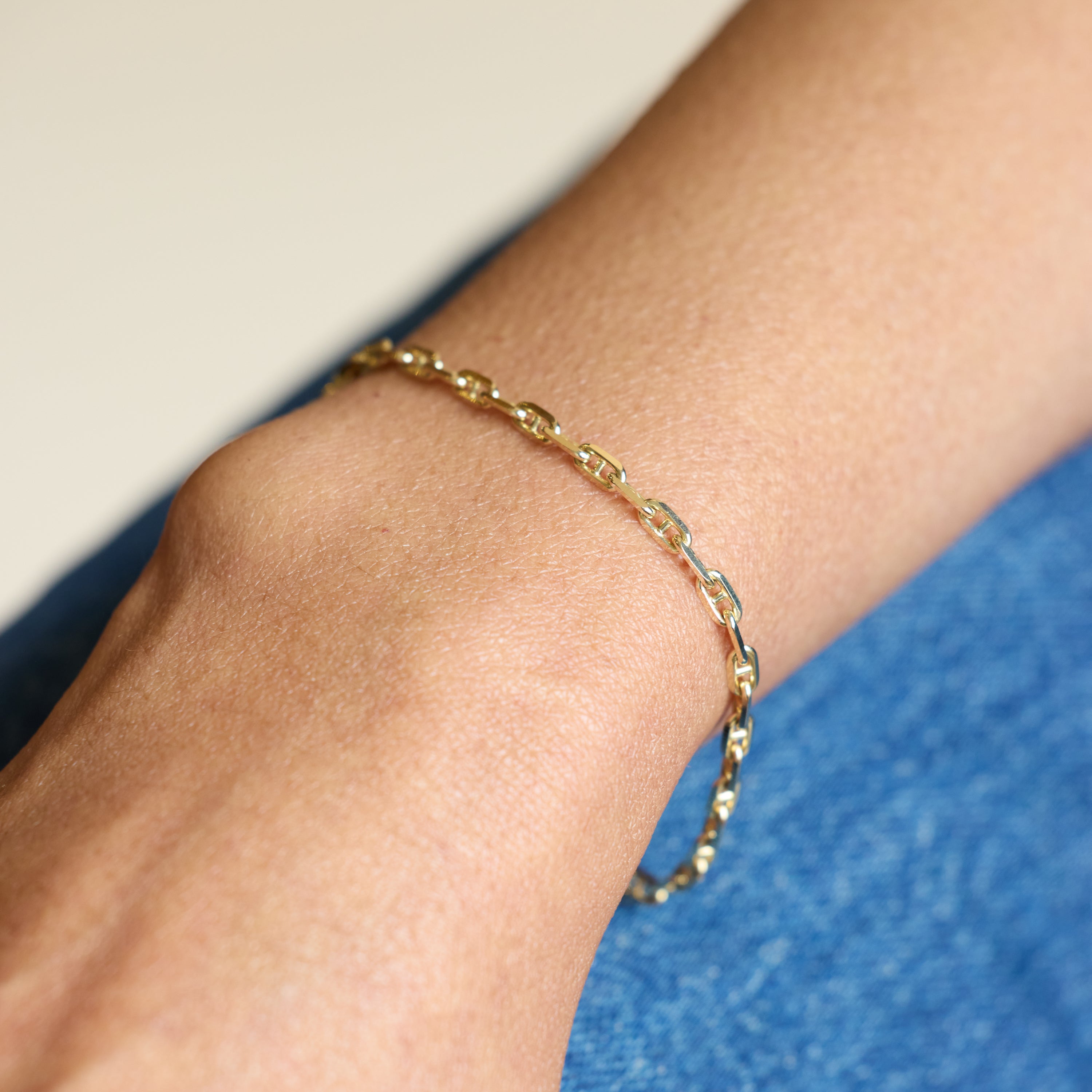 Jumbo Solid Anchor Bracelet