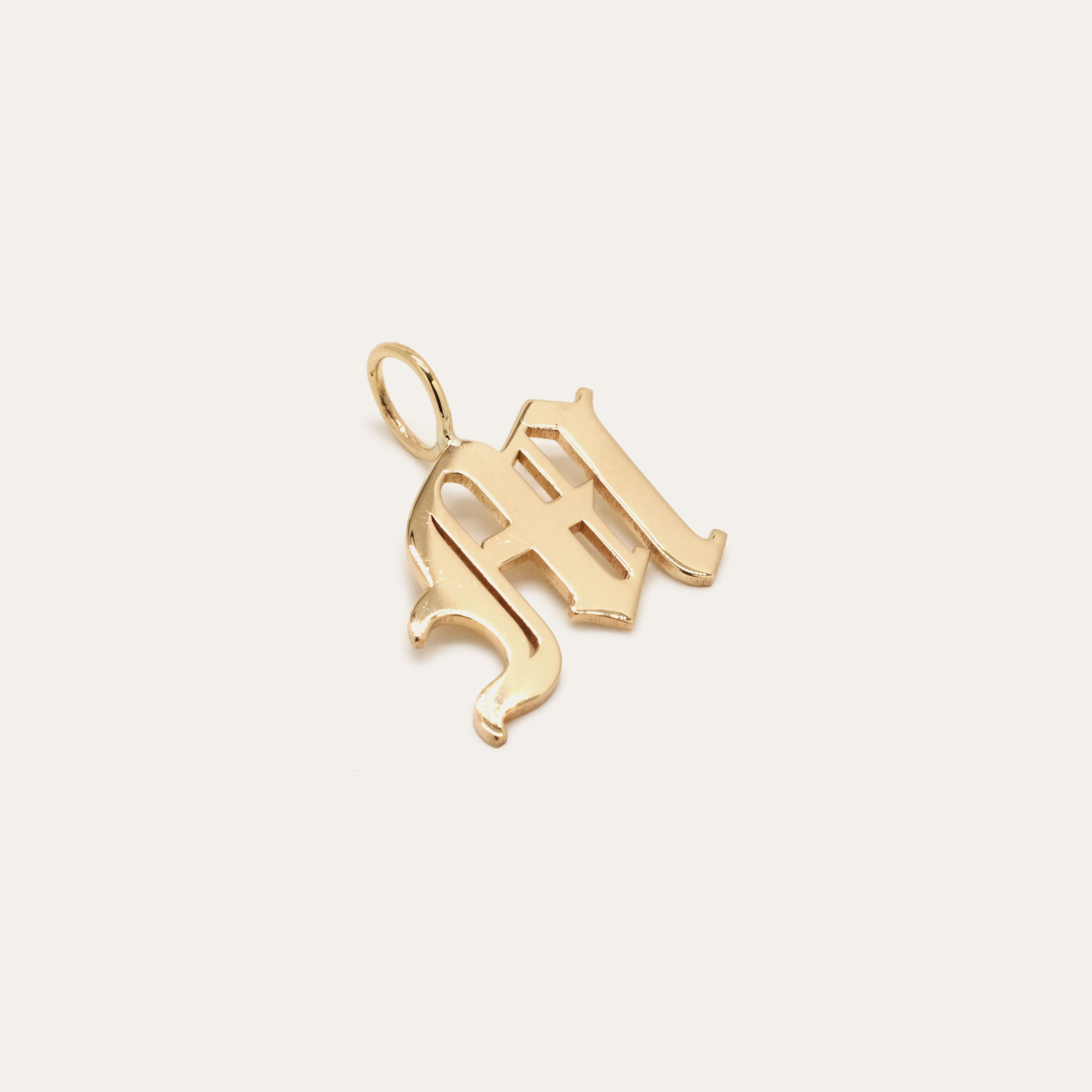 Old English Letter Charm | OOAK