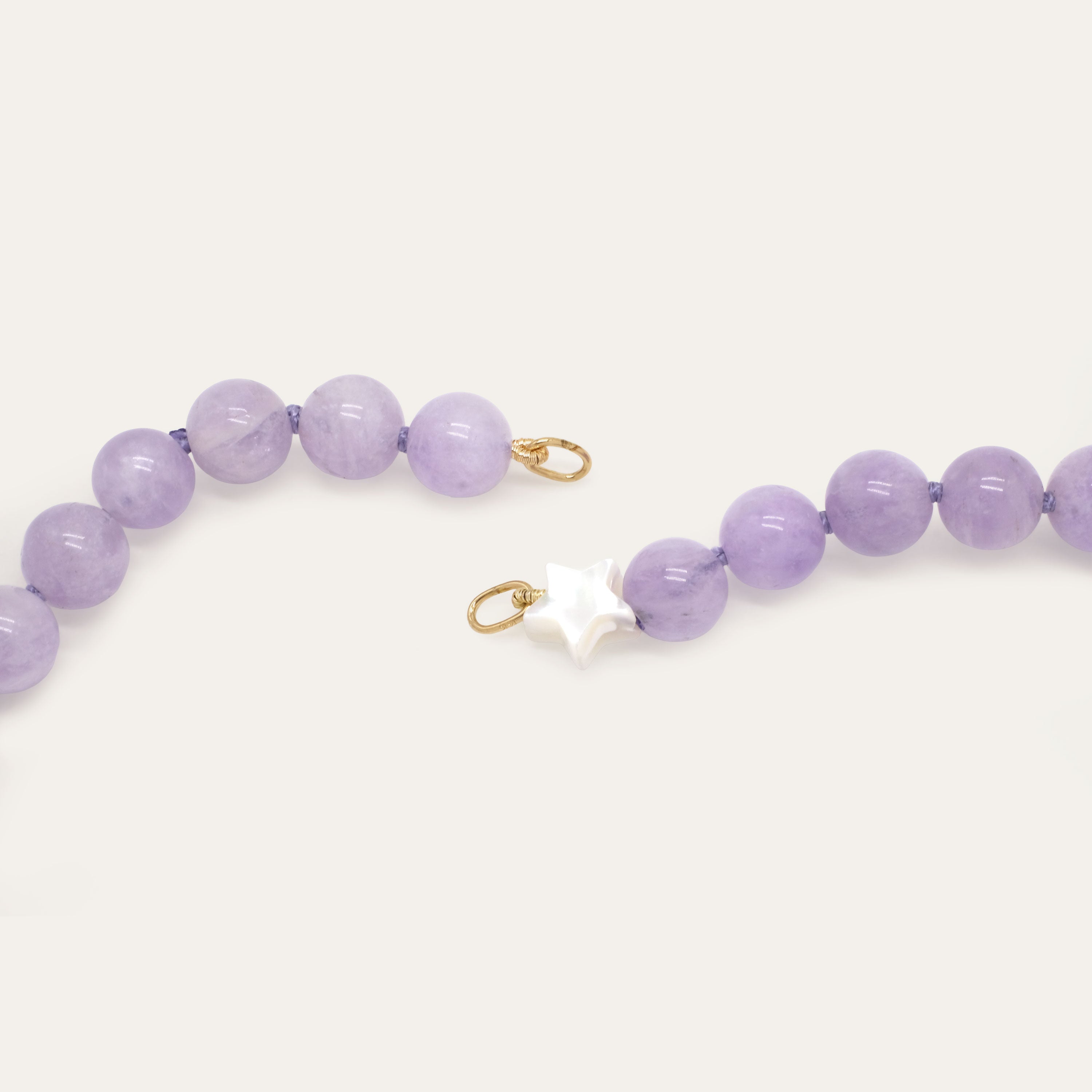 Amethyst Beaded Necklace | OOAK