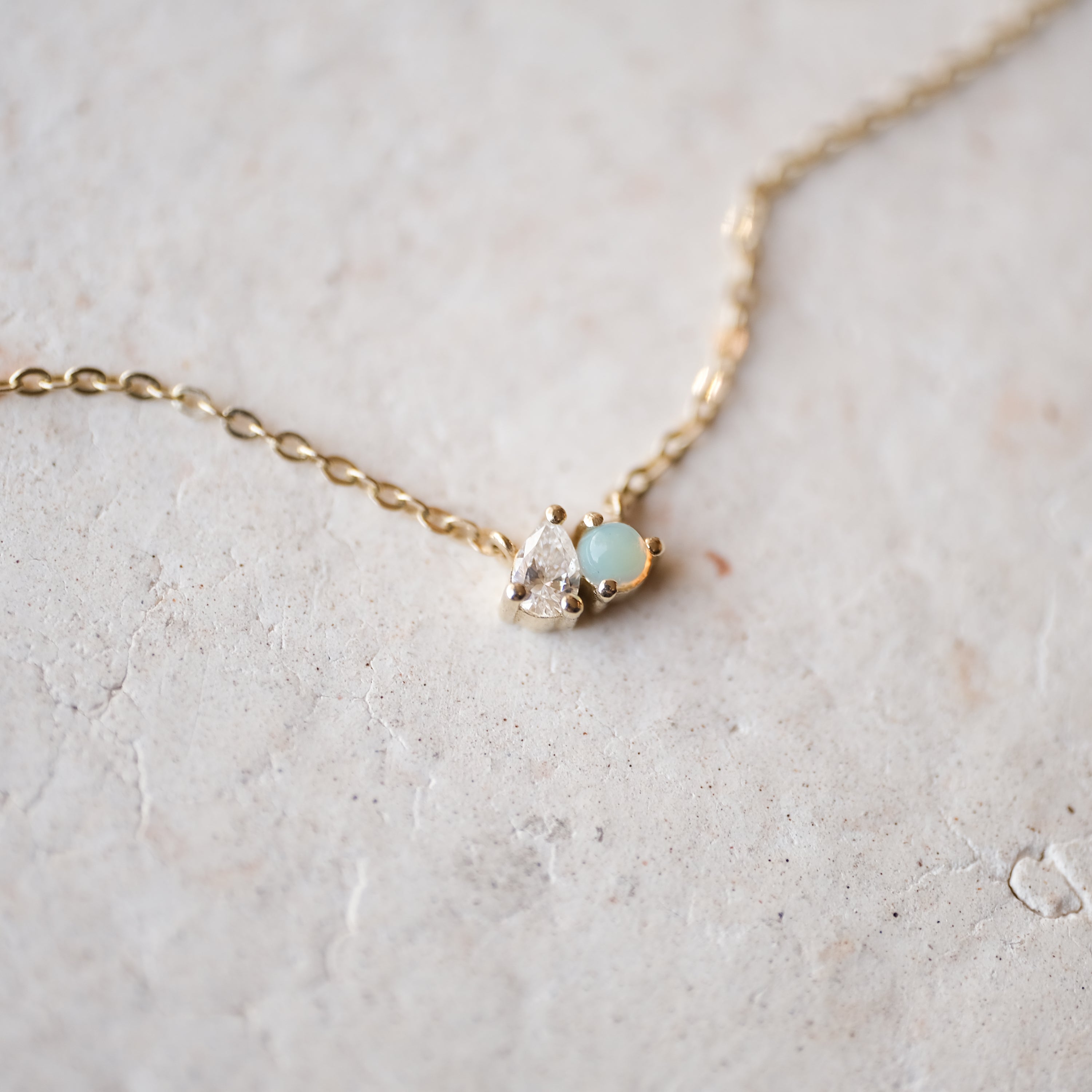 Mini Toi et Moi Necklace | OOAK