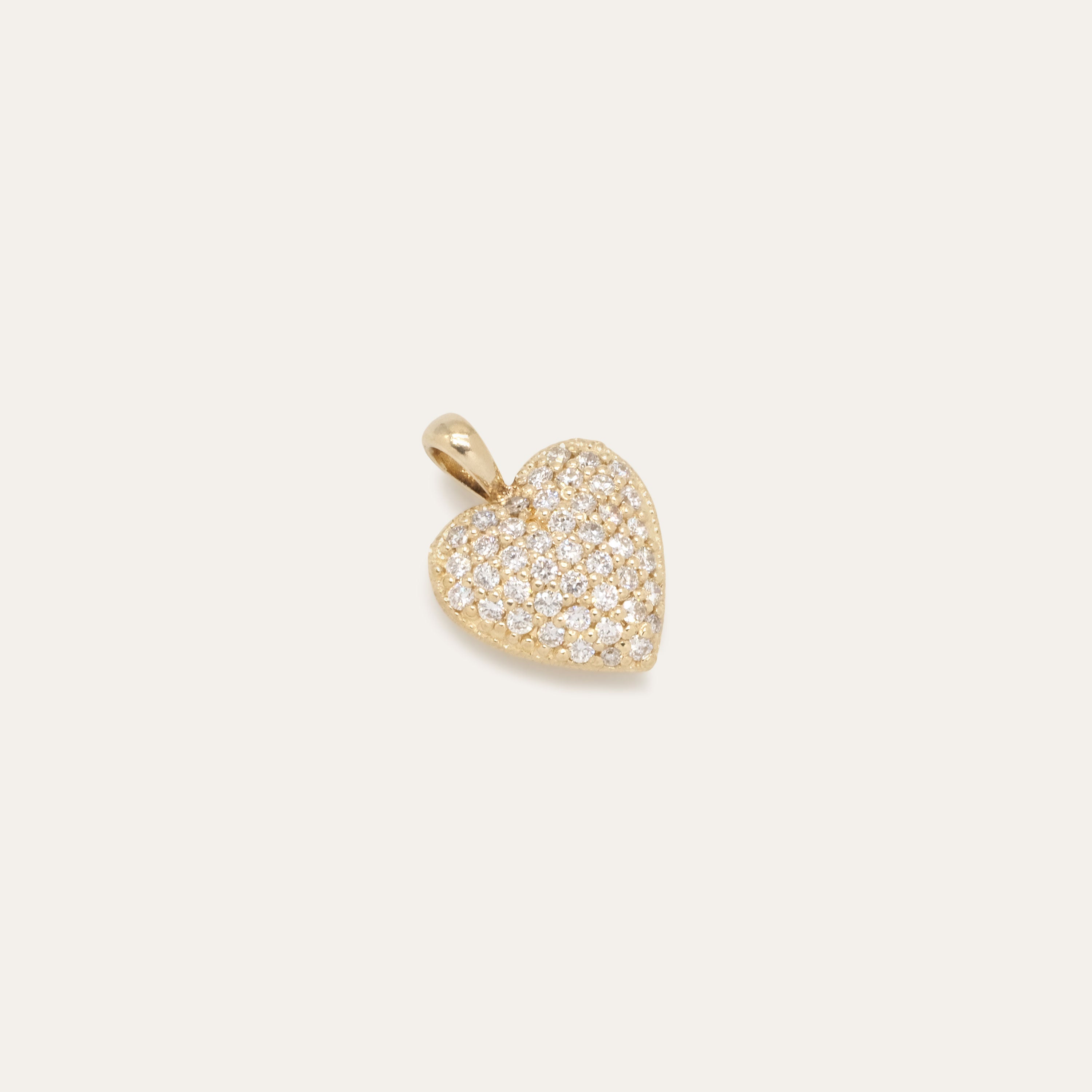 Pave Heart Charm | OOAK