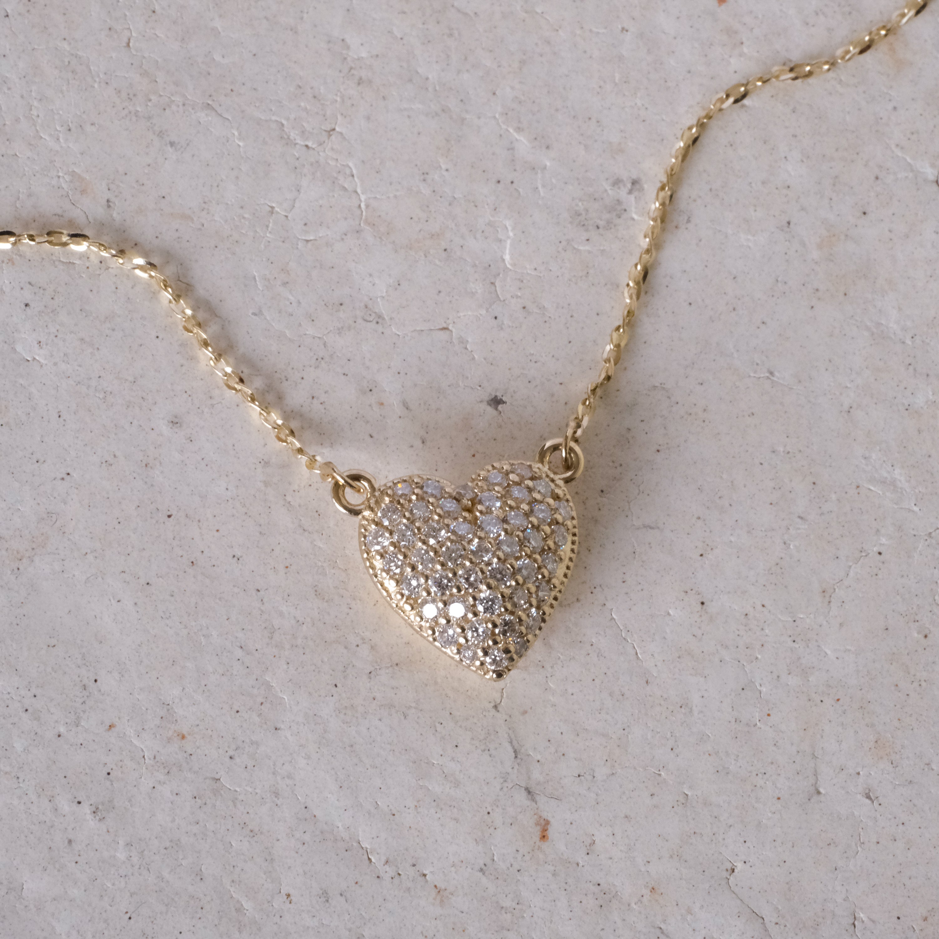 Pave Heart Necklace | OOAK