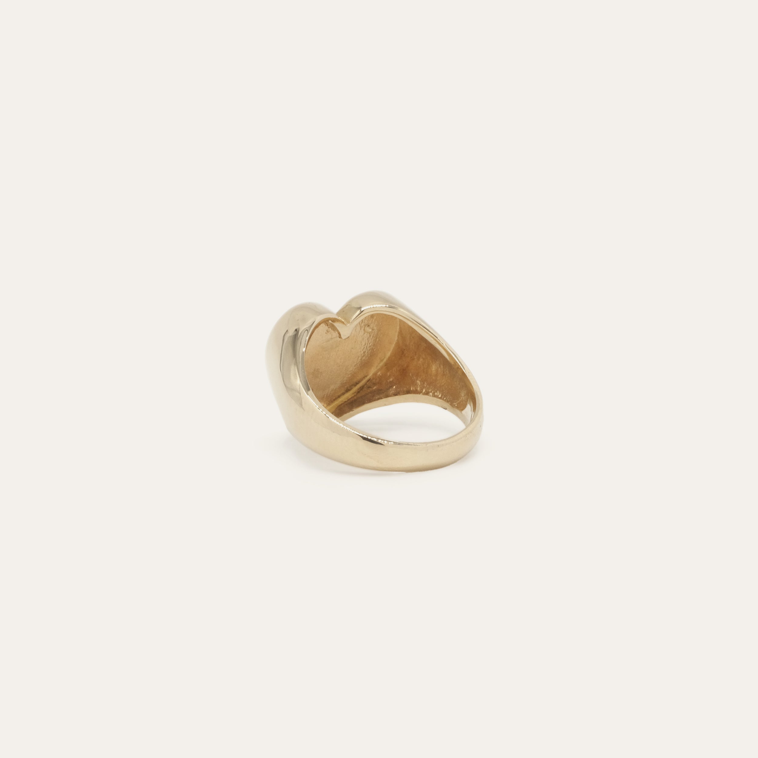 Heart Signet Ring, Small