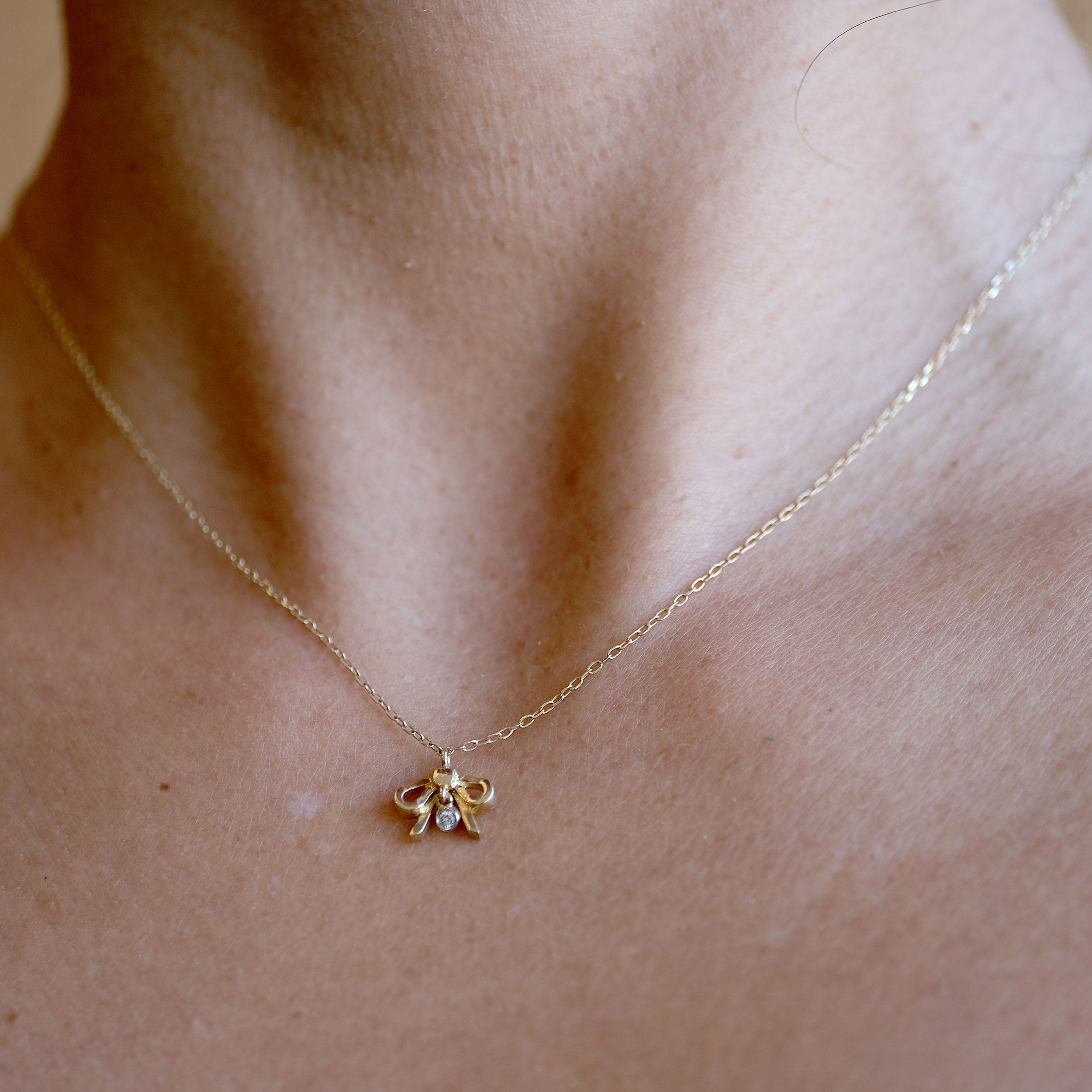 Sweet Bow Necklace | OOAK