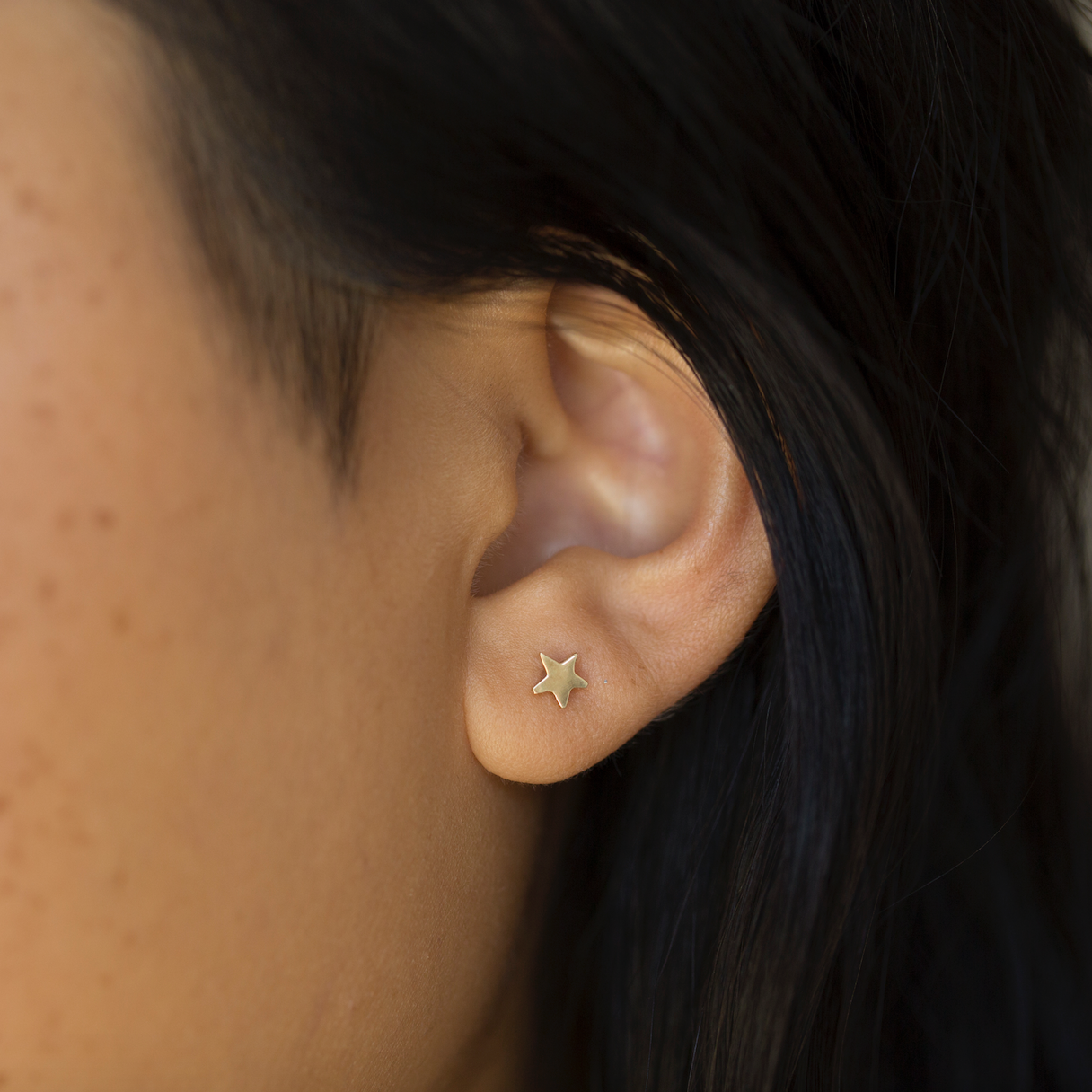 Moon or Star Earring | OOAK