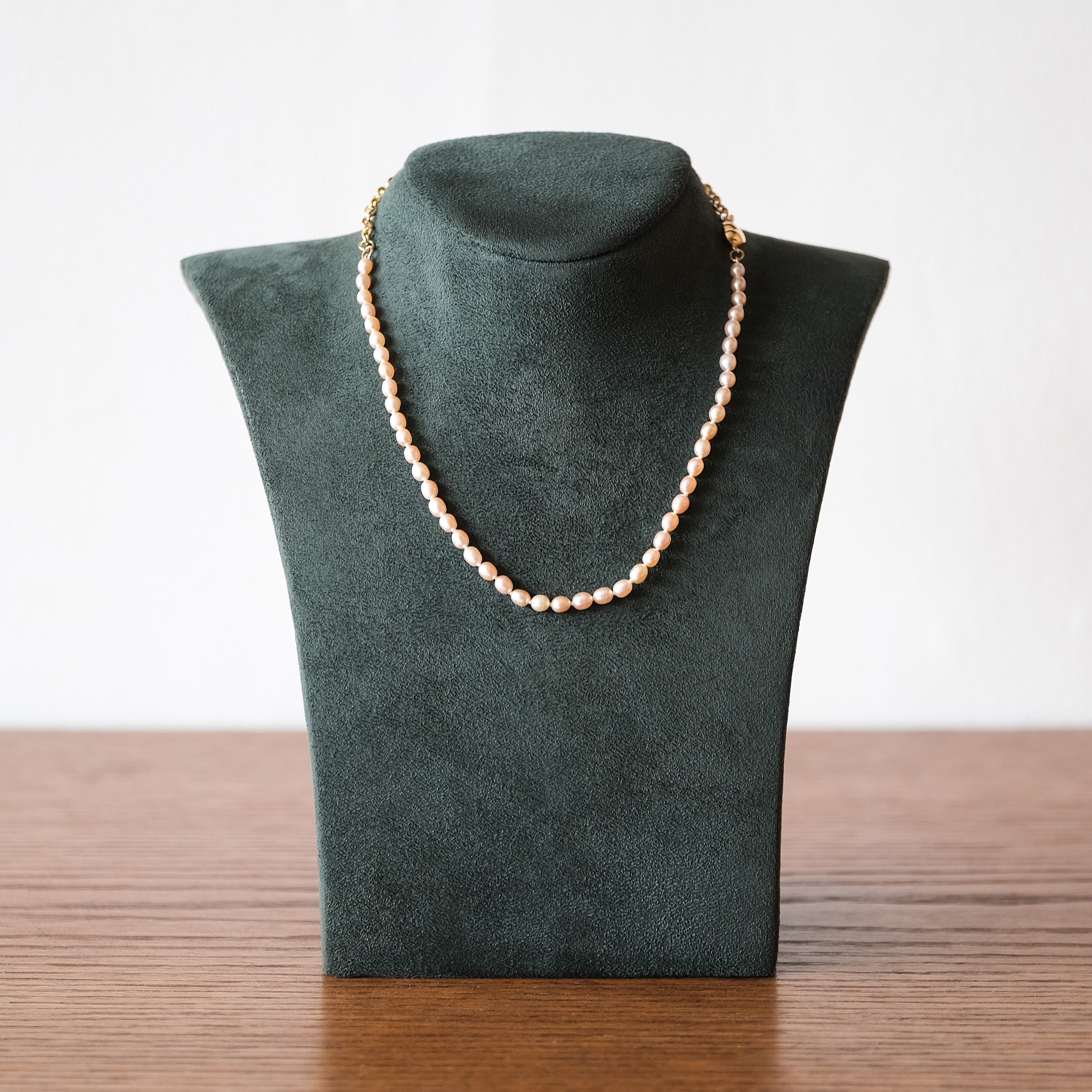 Blush Pearl Sailor Necklace | OOAK