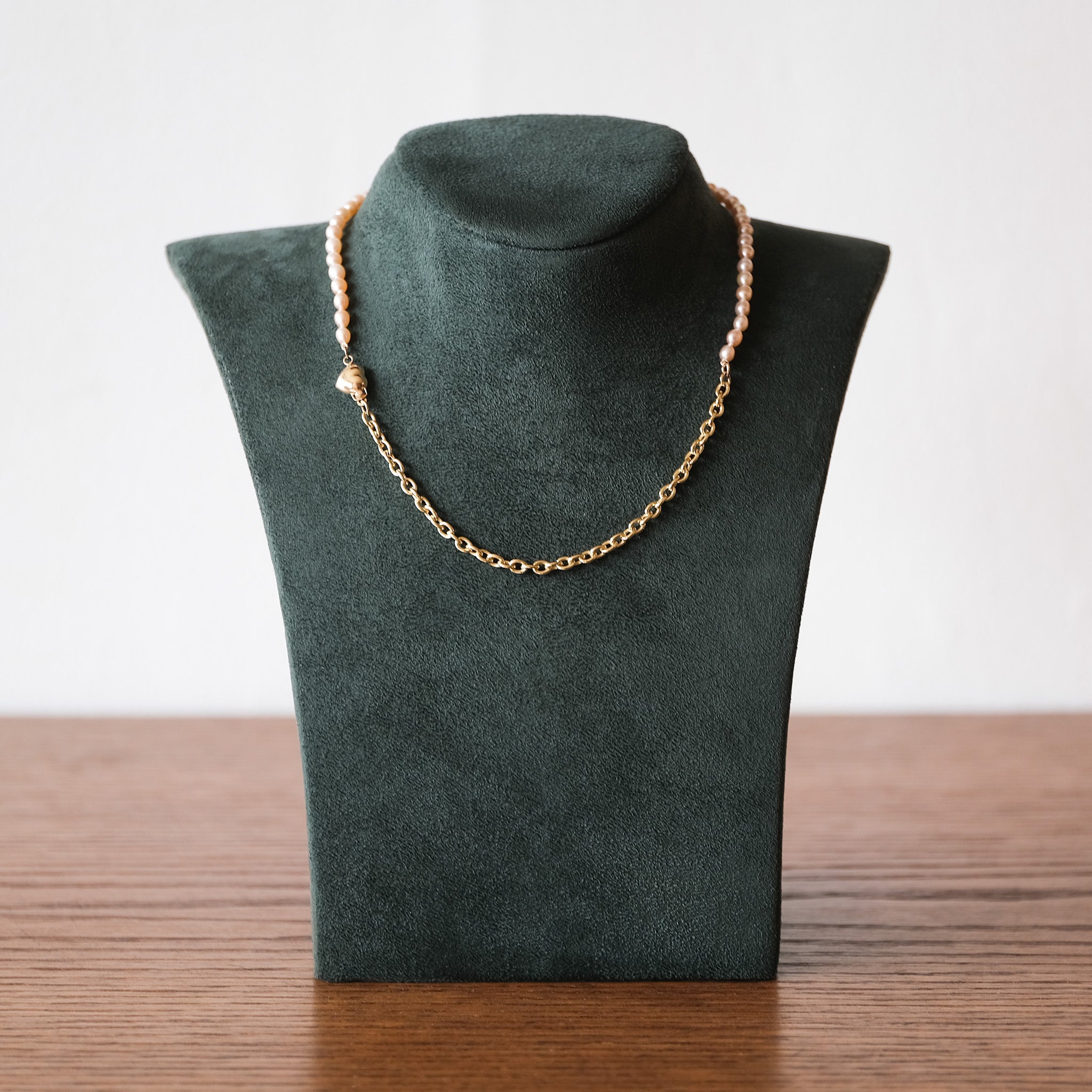 Blush Pearl Sailor Necklace | OOAK
