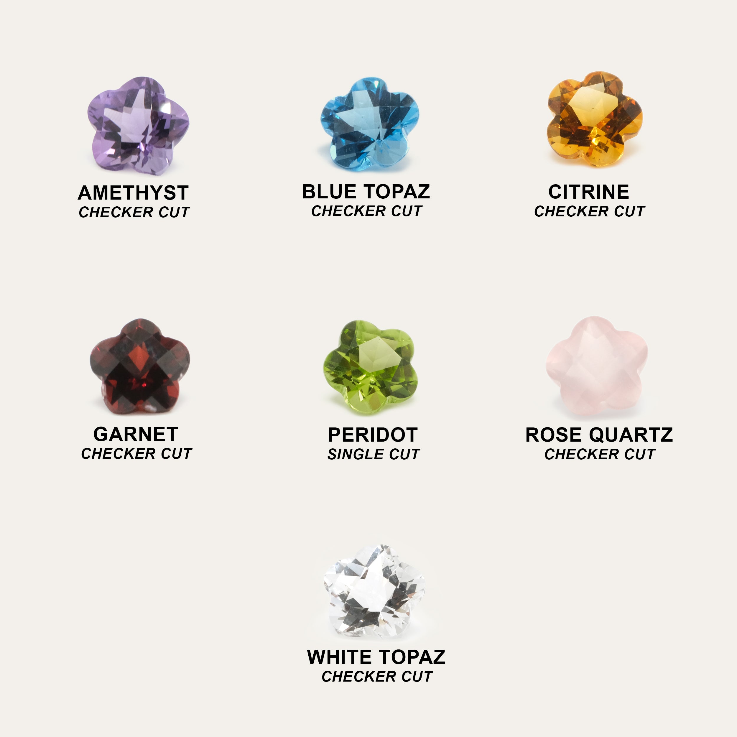 Bezel Flower Charm | Ready To Ship
