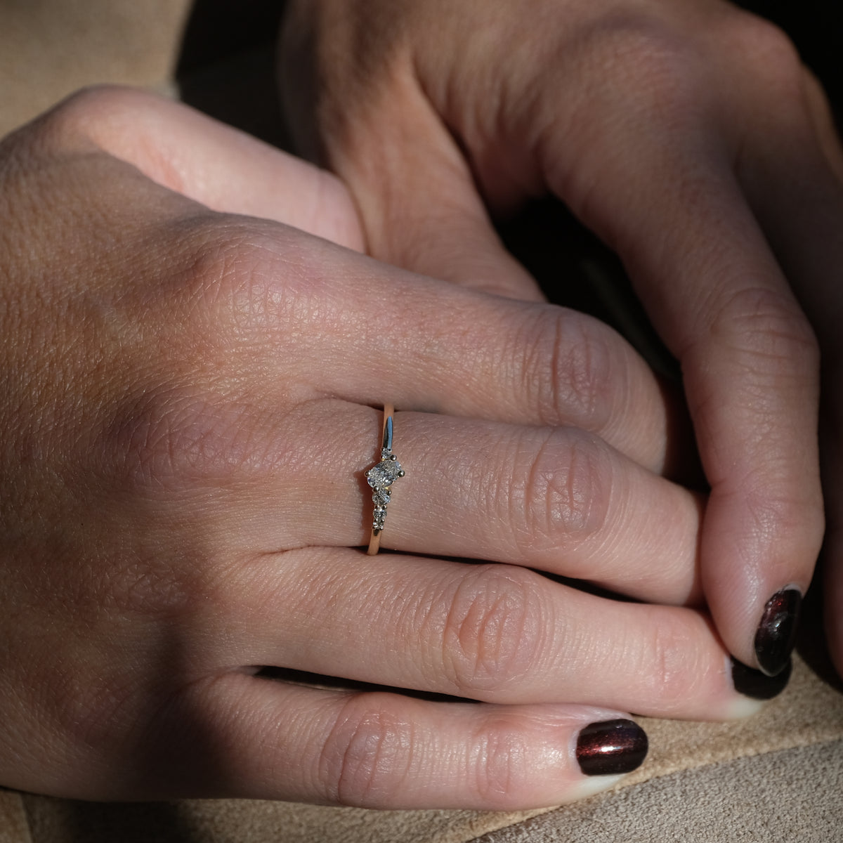 Diamond Lilt Ring | OOAK