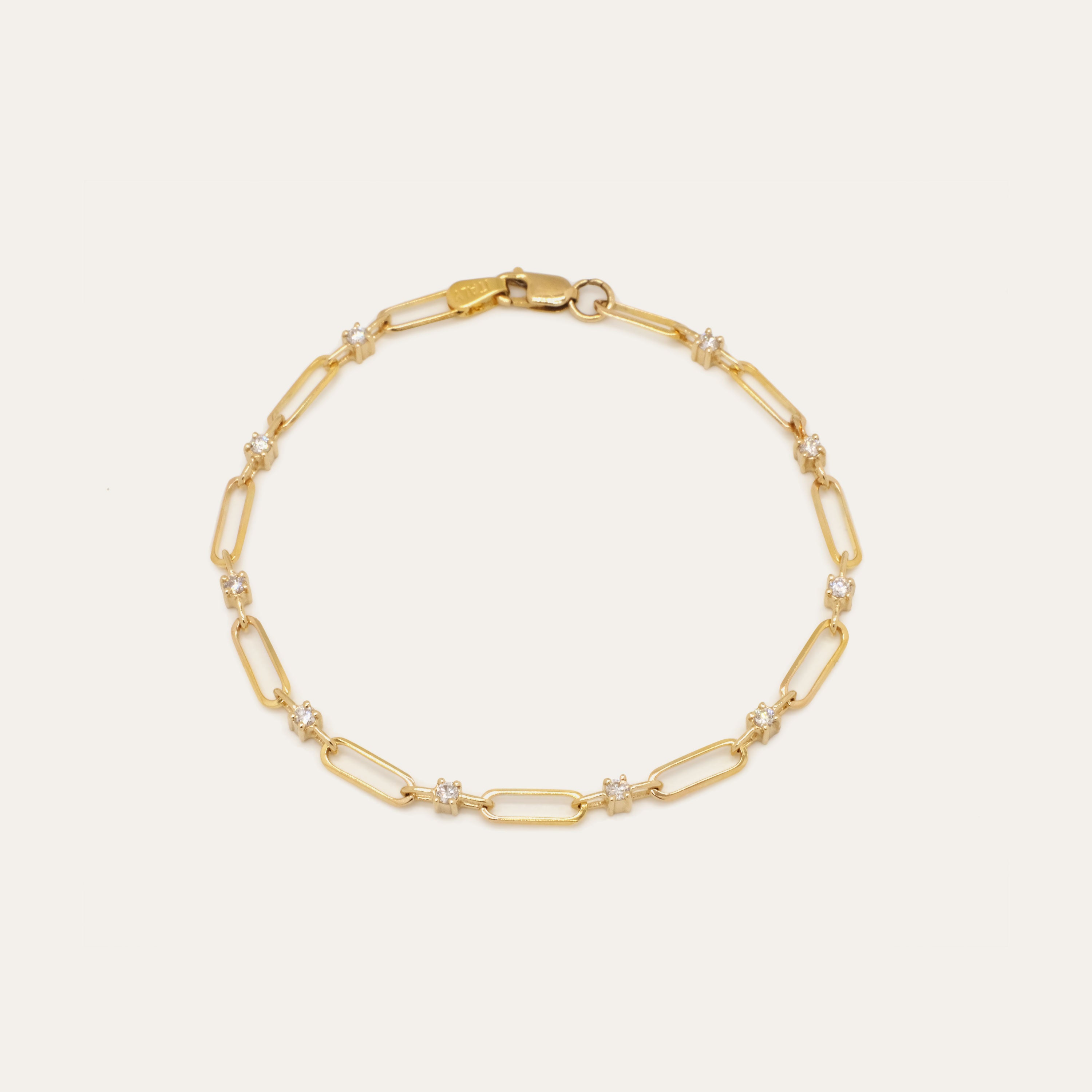 Diamond Station Brick Bracelet | OOAK