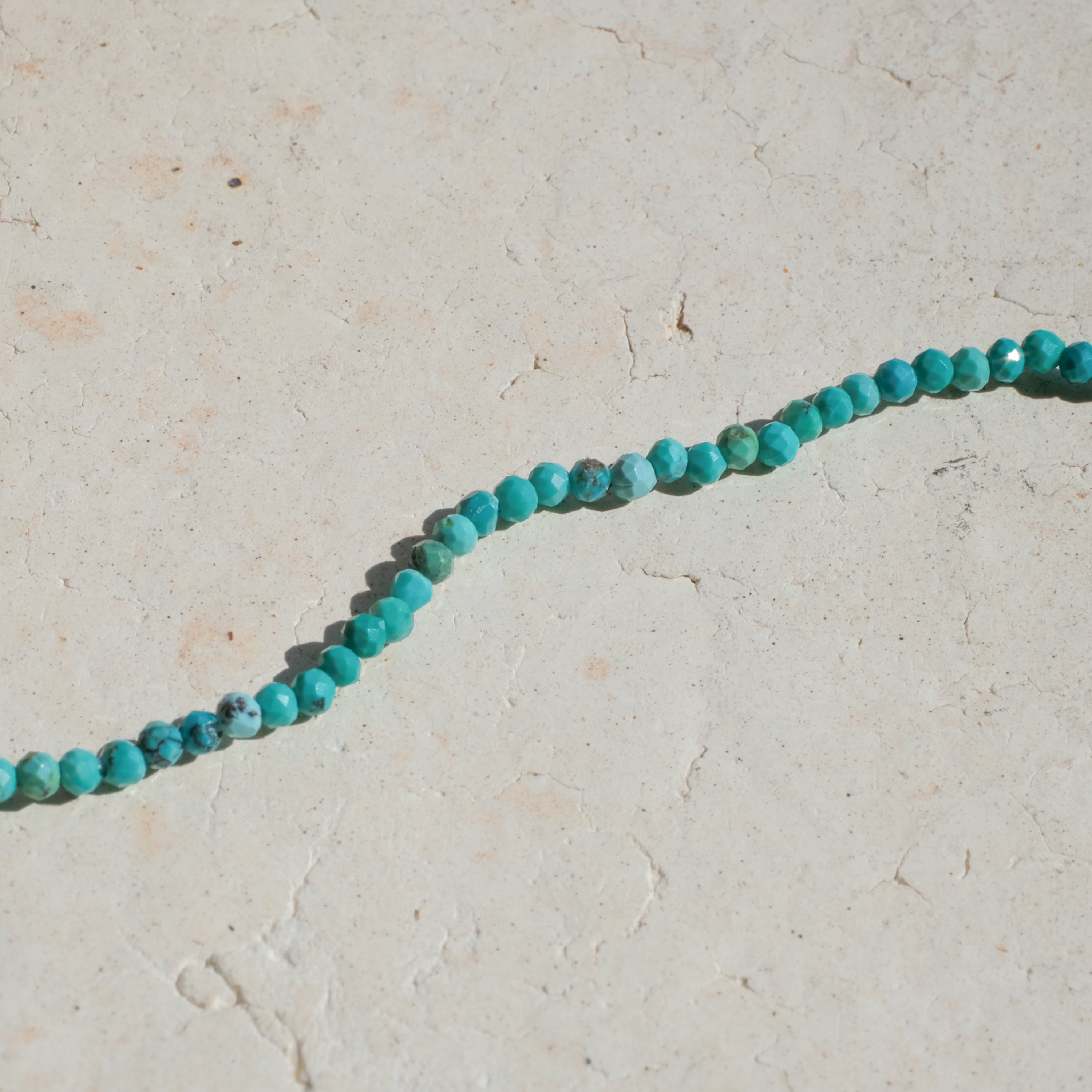 Faceted Turquoise Necklace | OOAK
