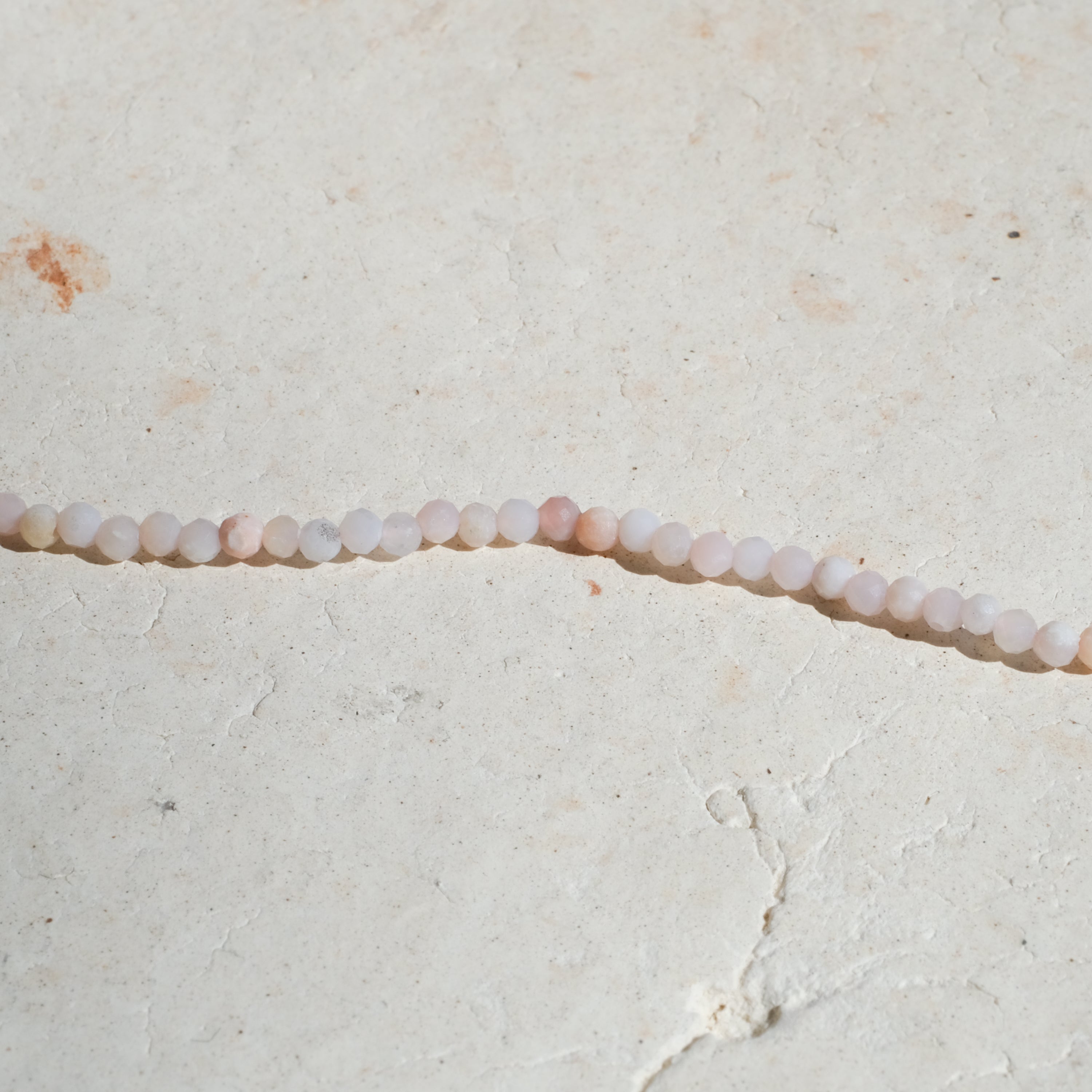 Faceted Pink Opal Necklace | OOAK