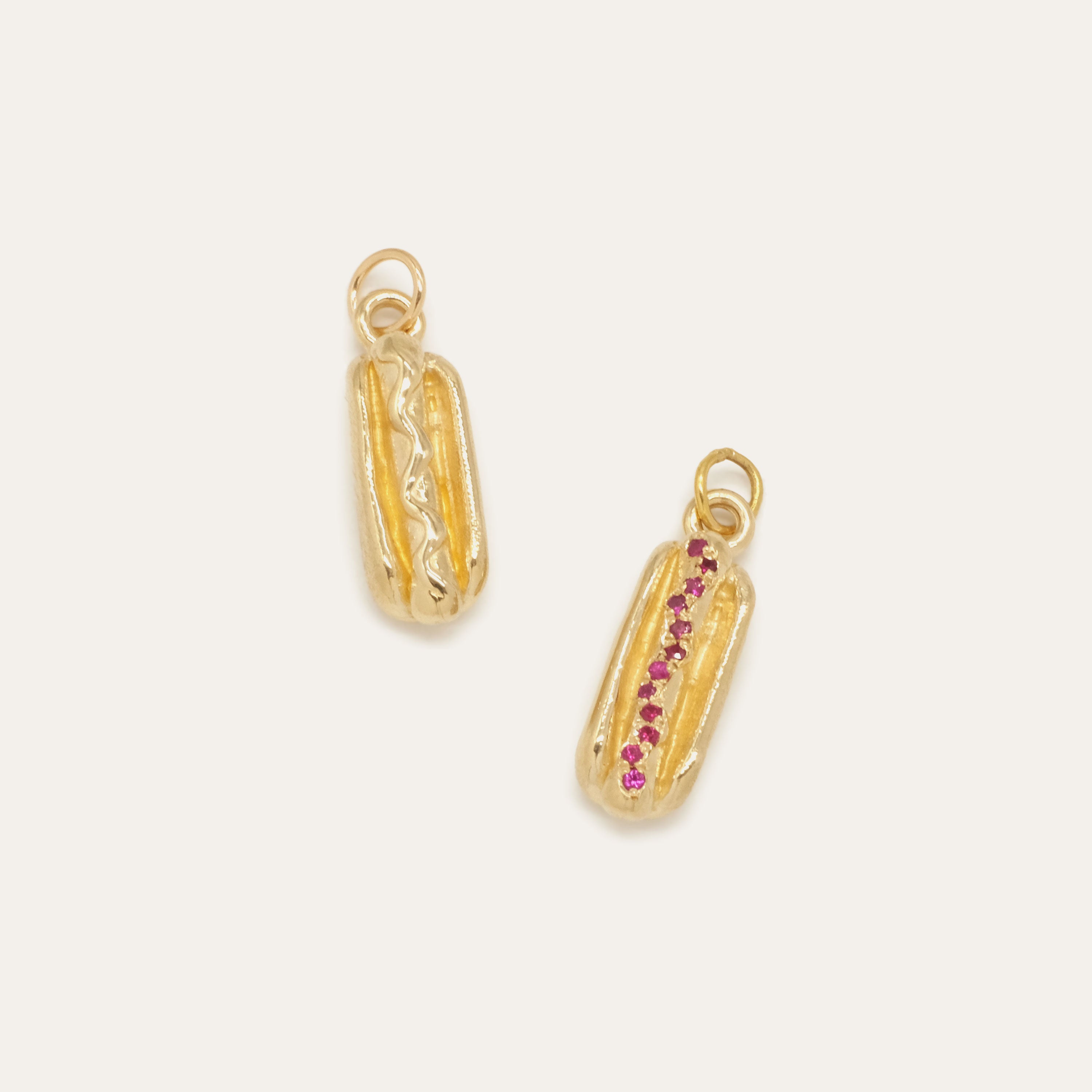 Ballpark Hotdog Charm