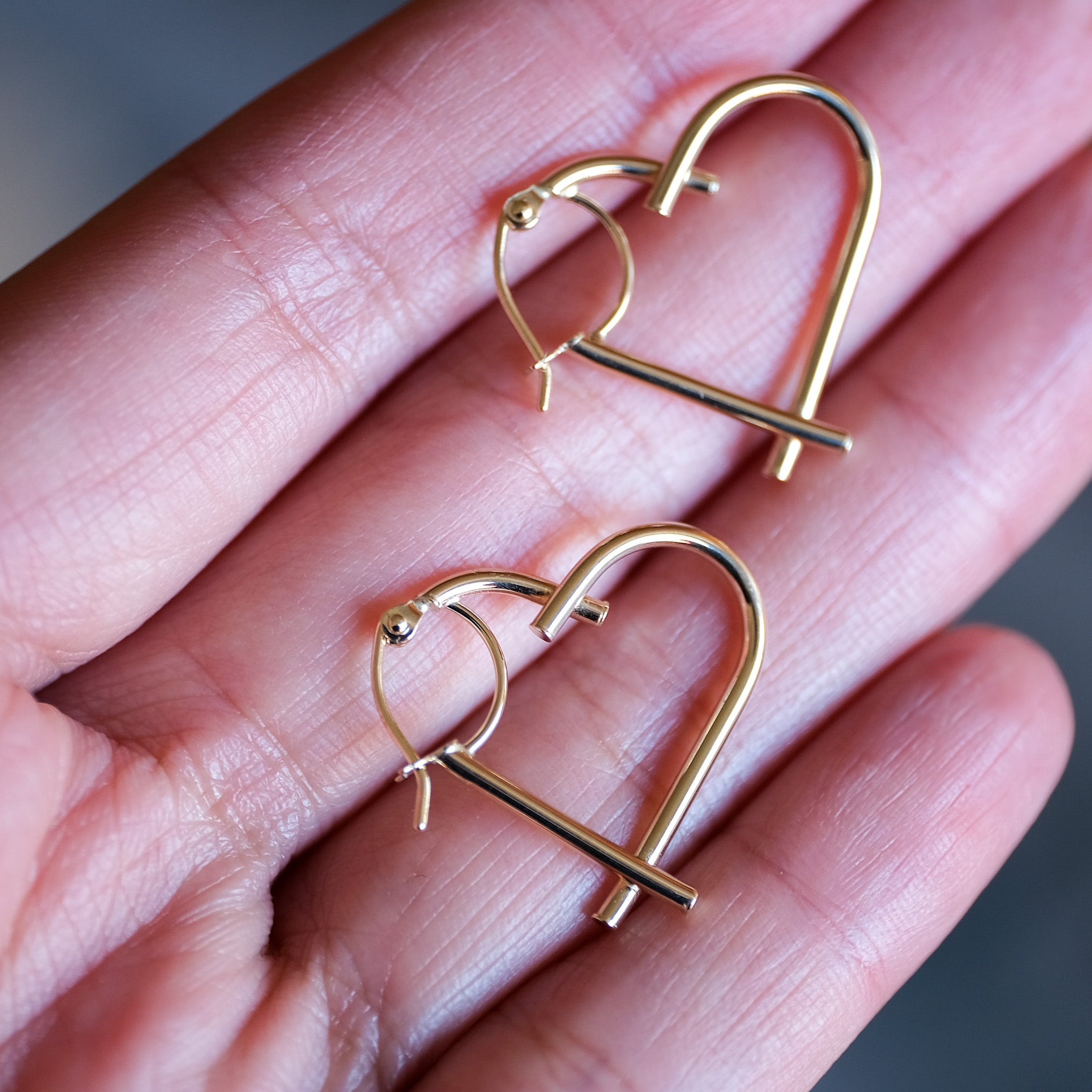 Cross My Heart Hoops | OOAK