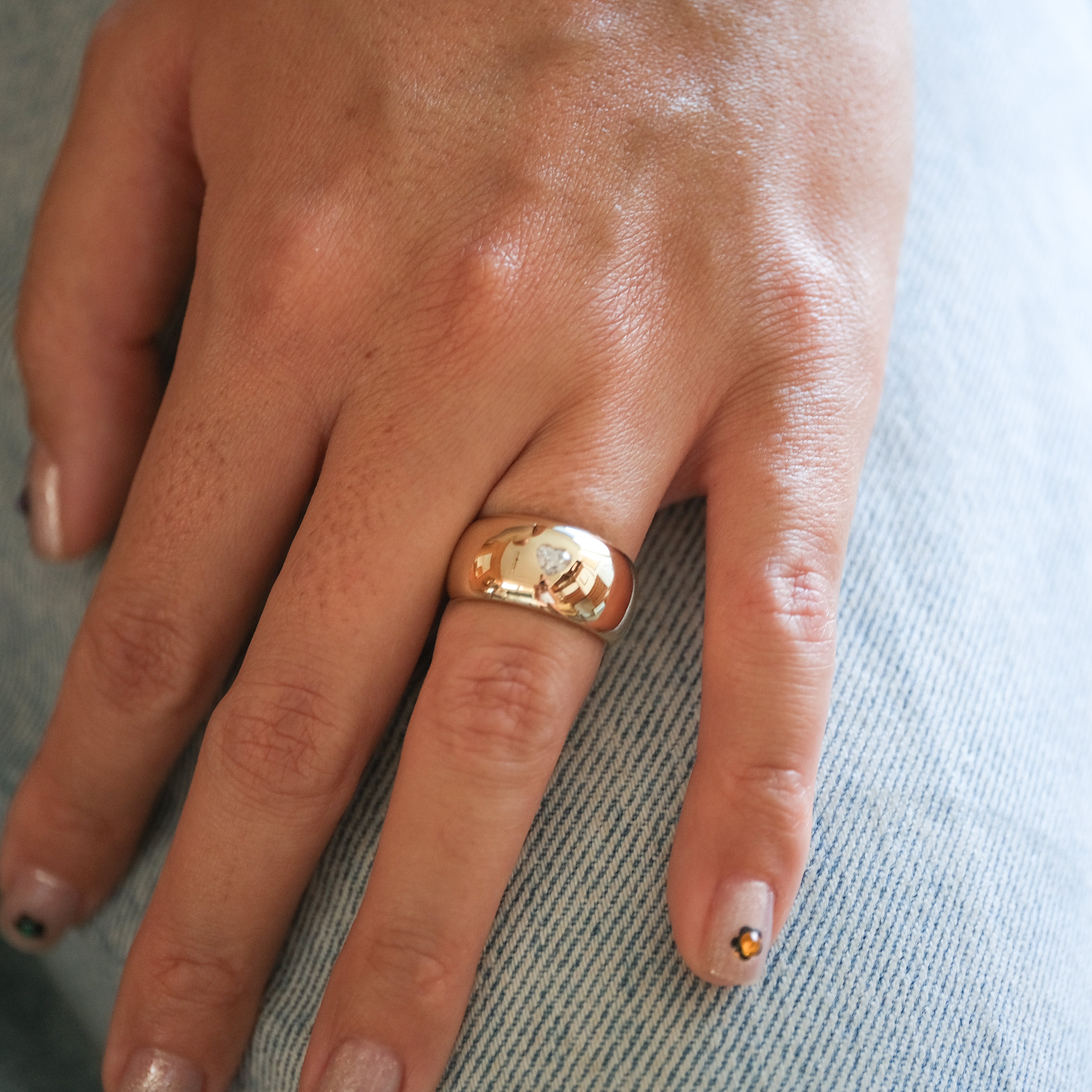 Heart Dome Ring | Ready To Ship