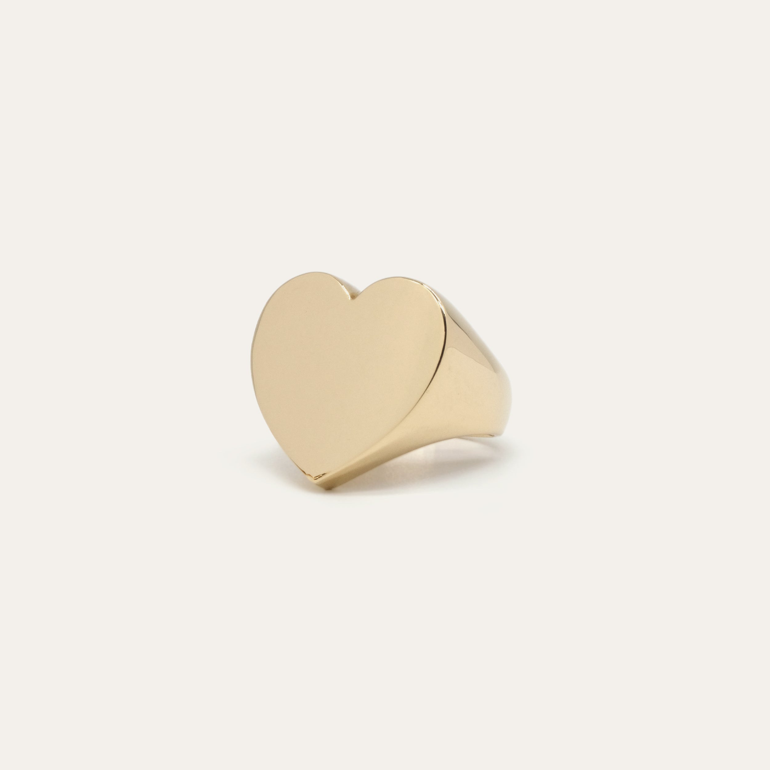 Heart Signet Ring, Large | Ready To Ship