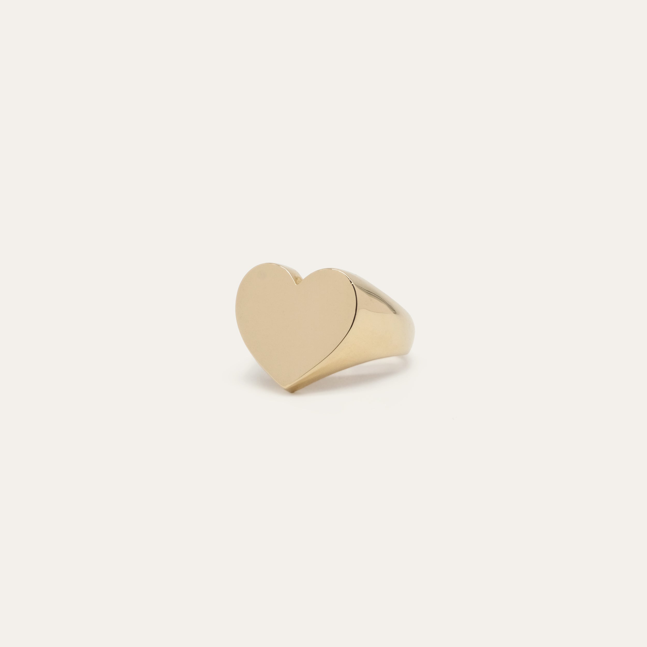 Heart Signet Ring, Small