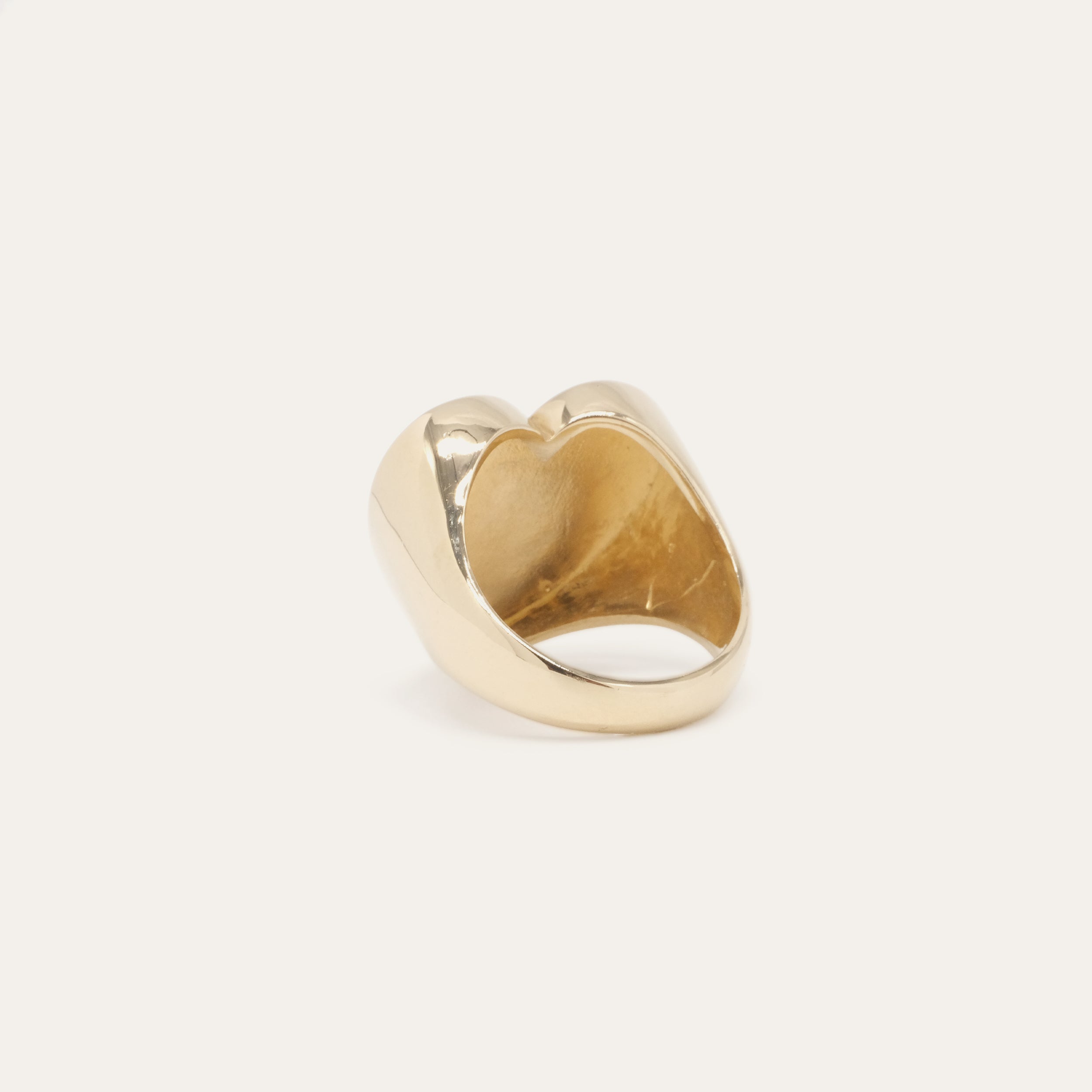 Heart Signet Ring, Large | Ready To Ship