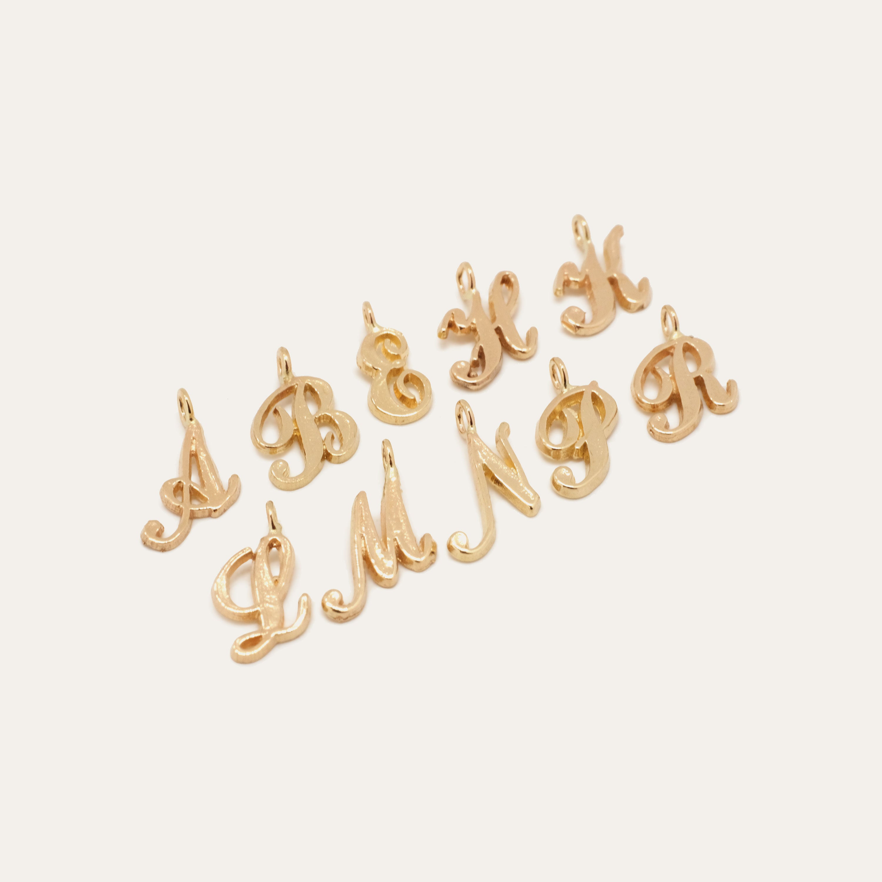 Mini Script Letter Charm | Special Order