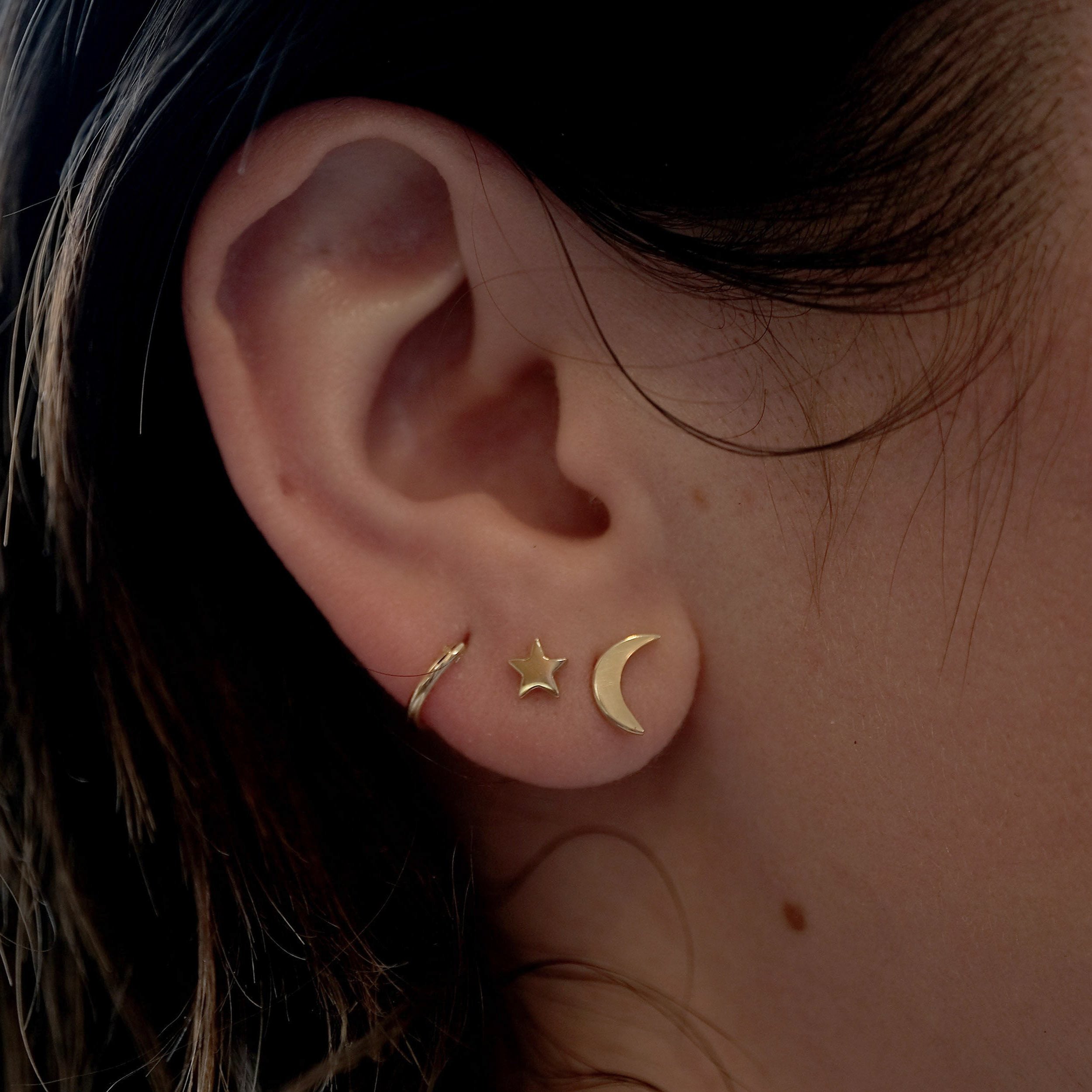 Moon or Star Earring