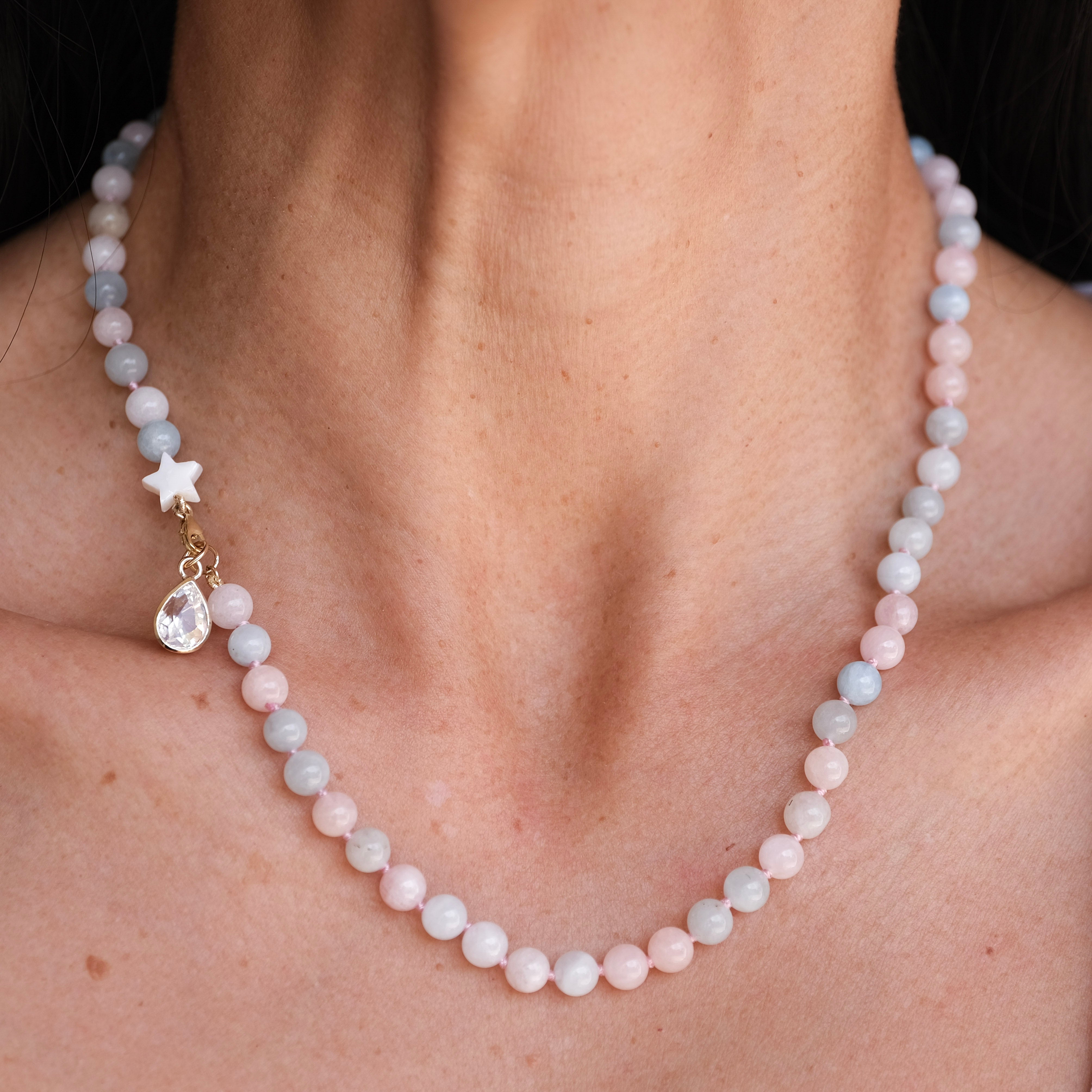 Diamond Cut Moonstone Charm | OOAK