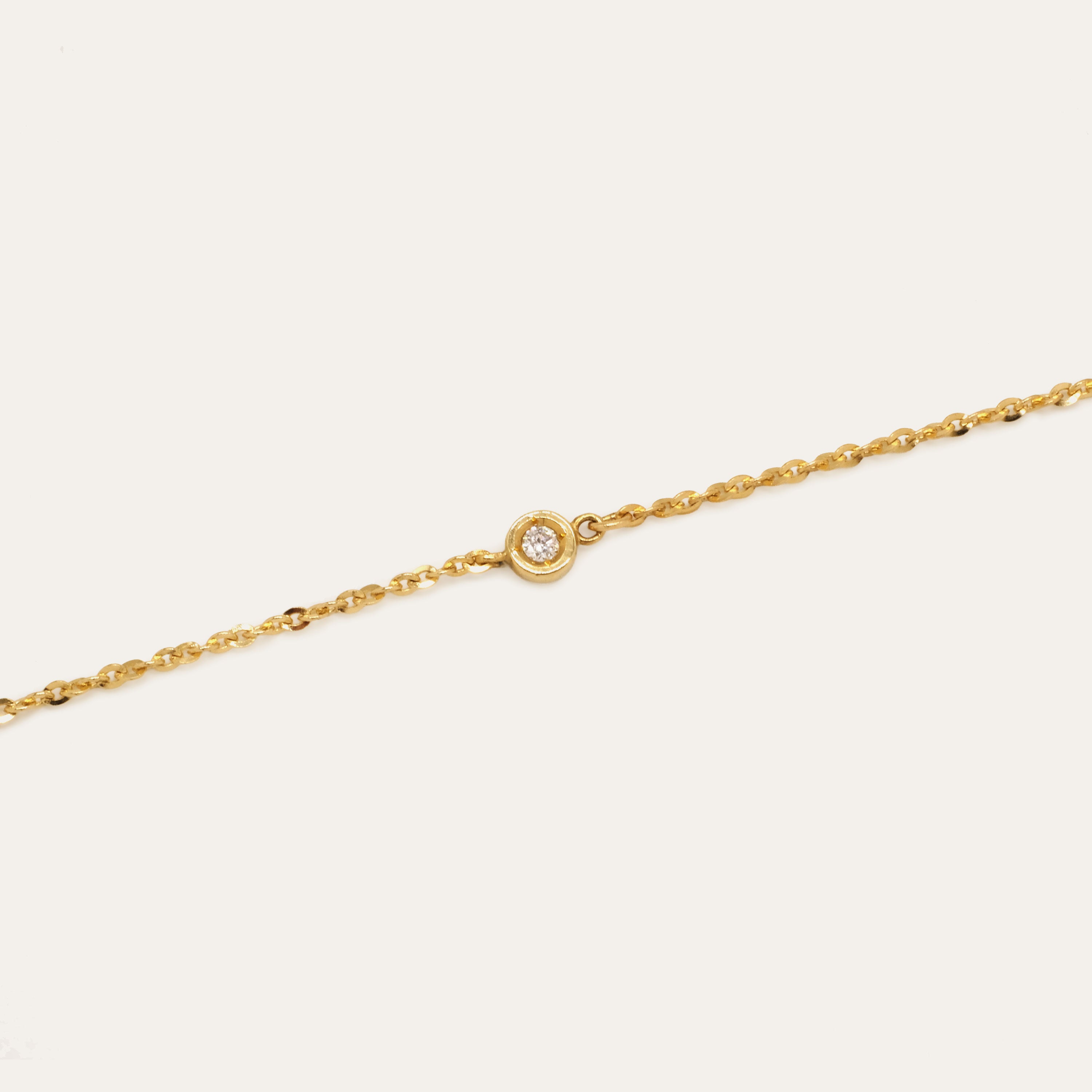 Diamond Flat Cable Bracelet | OOAK