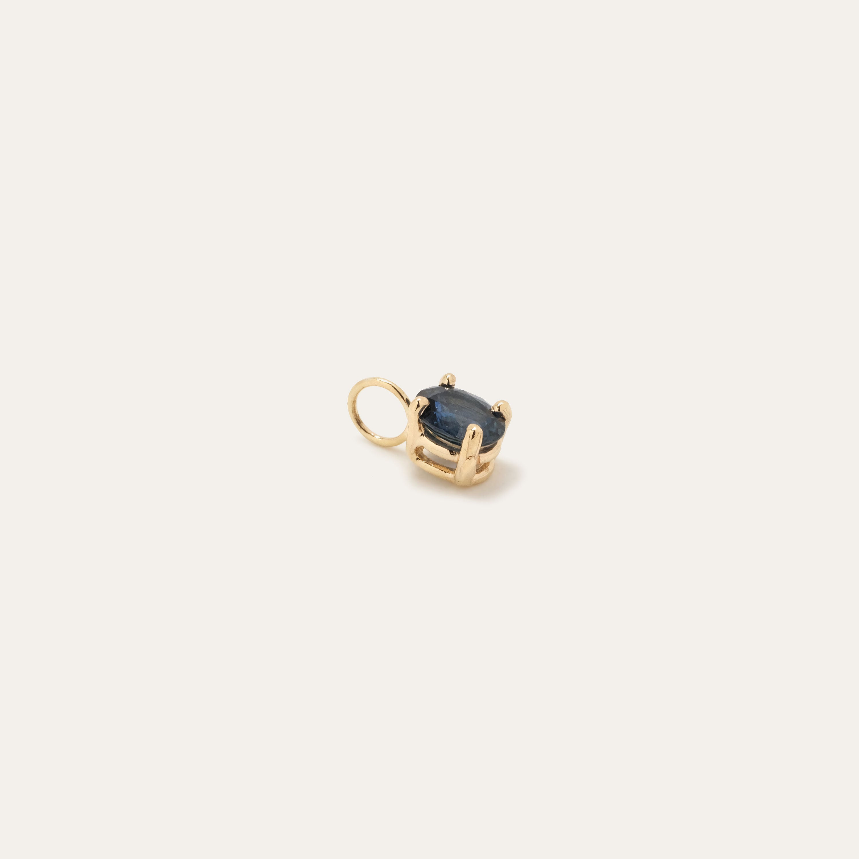 Classic Oval Birthstone Charm | OOAK