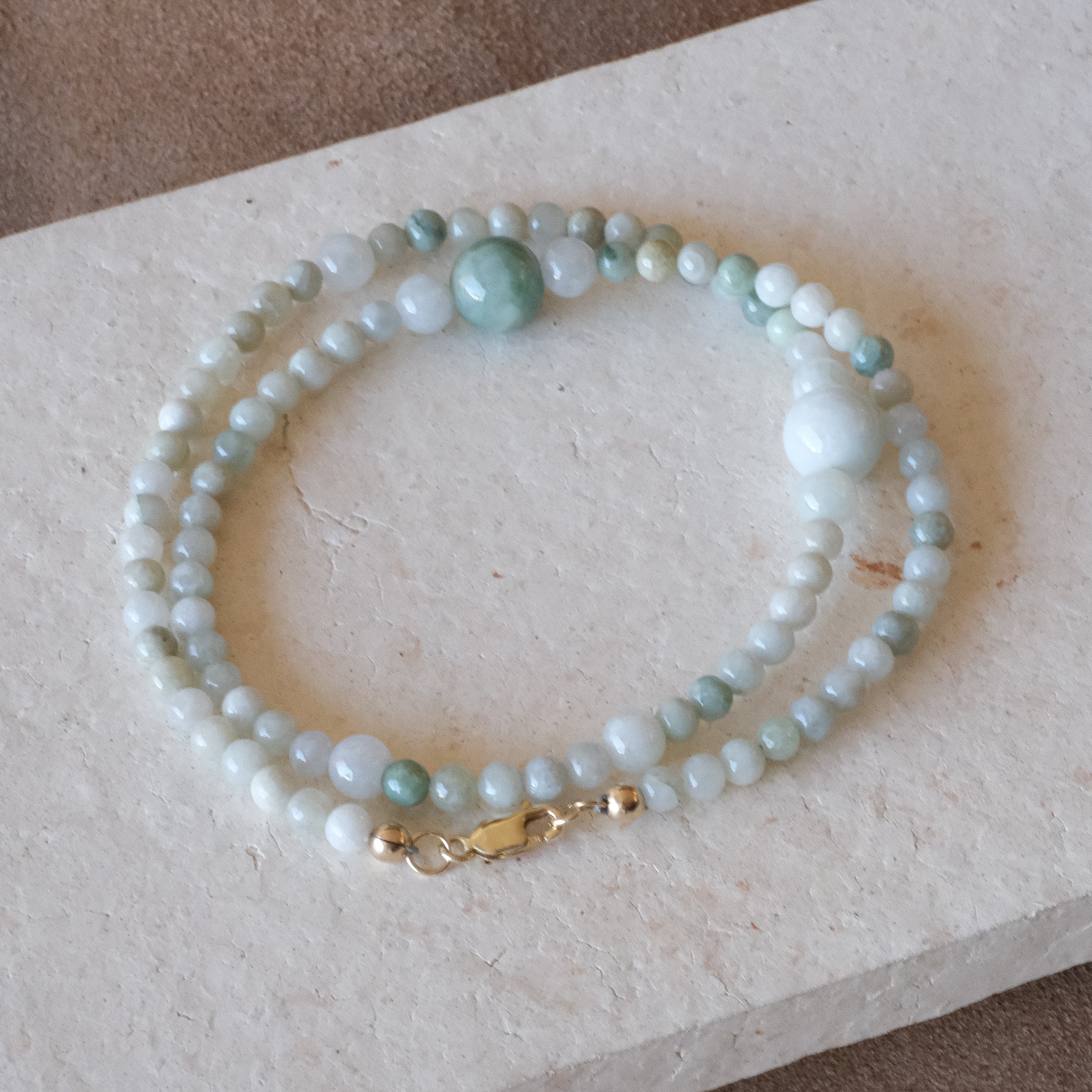 Jade Beaded Necklace | OOAK