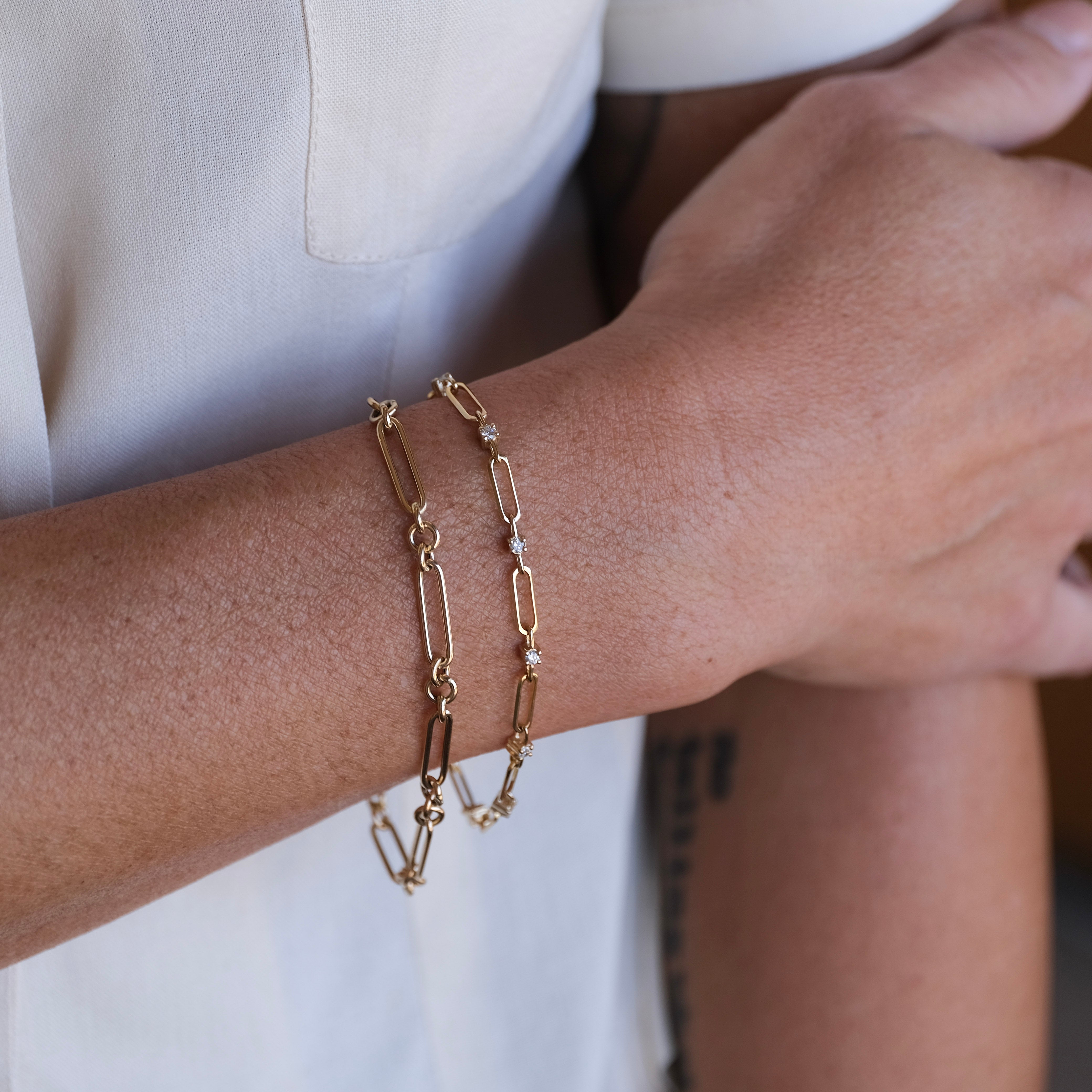 Diamond Station Brick Bracelet | OOAK