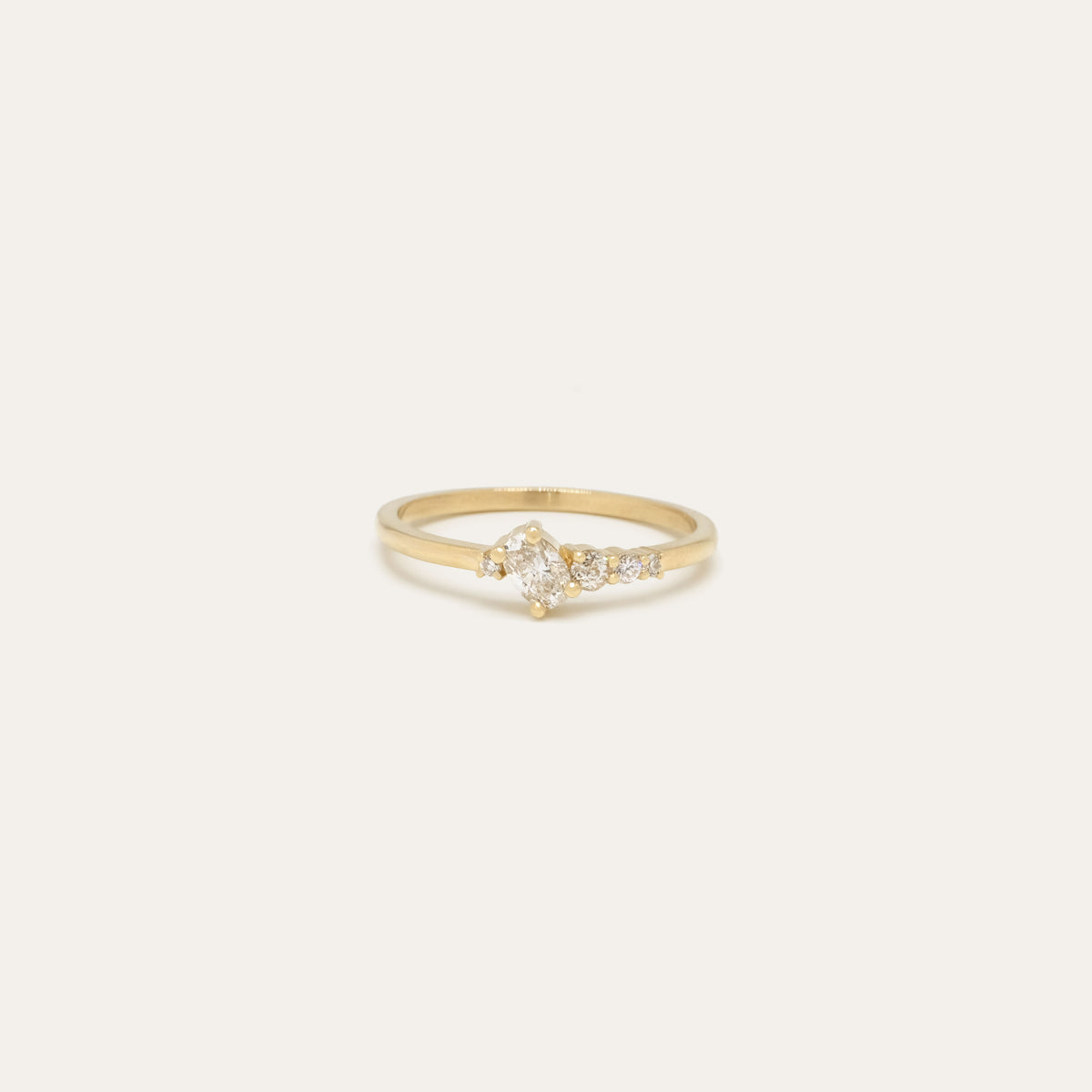 Diamond Lilt Ring | OOAK