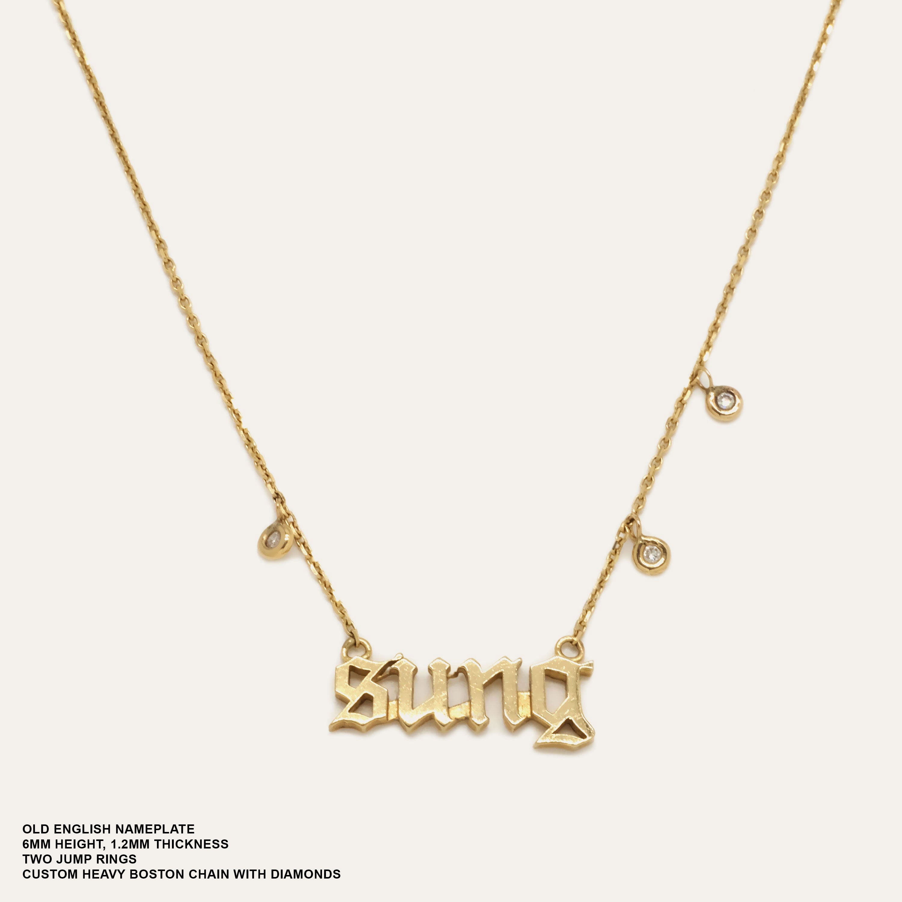 Custom Signature Nameplate