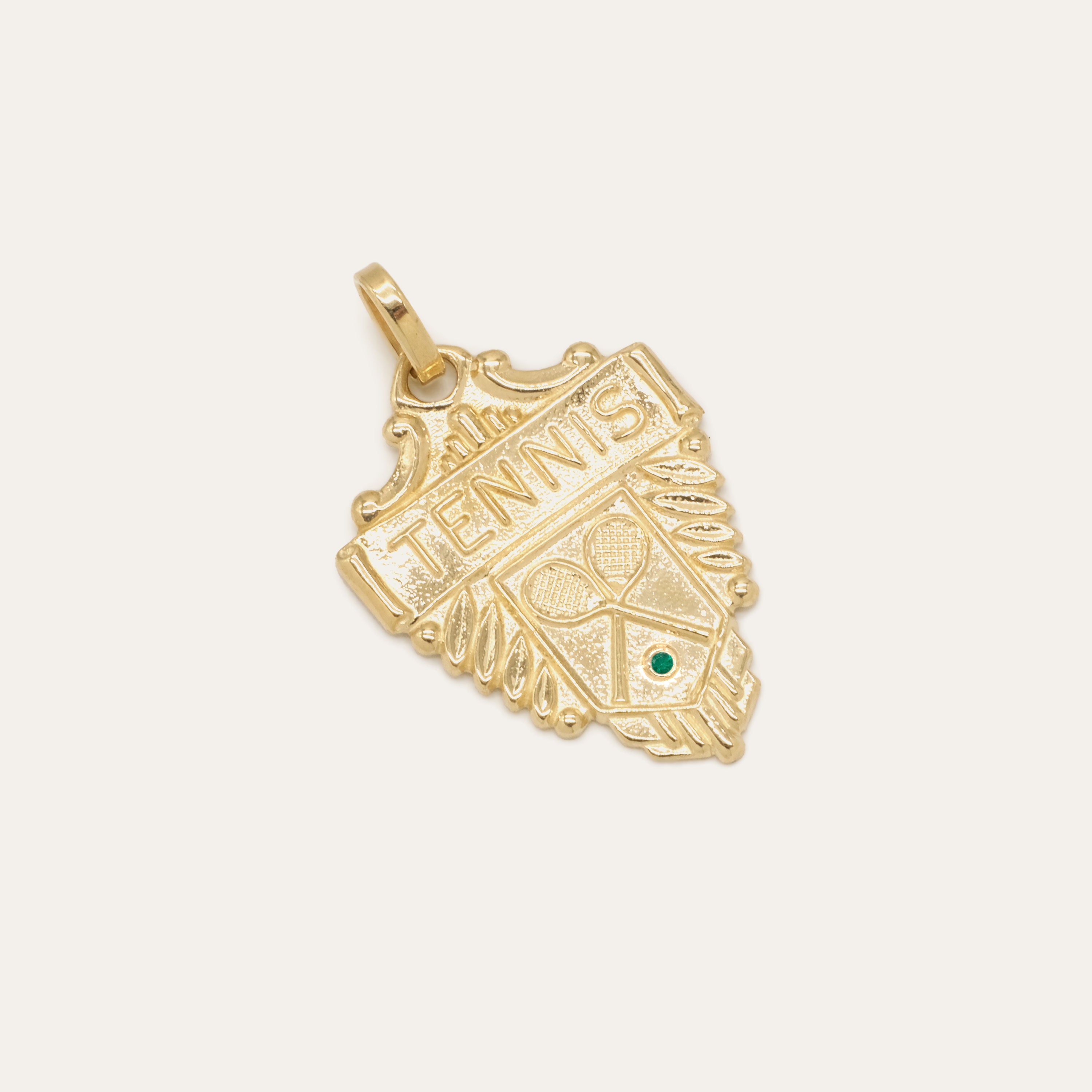 Tennis Court Crest Pendant